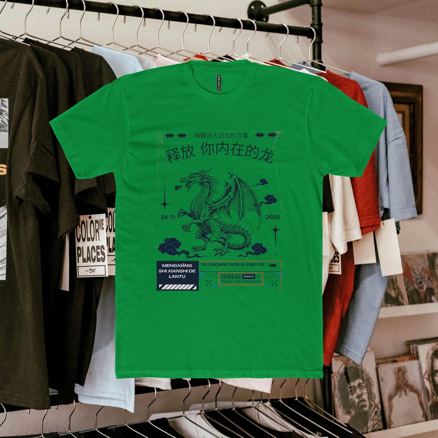 Unisex Cotton Crew Tee_ N3+ Series USCCTEE PT2WW003_ Limited Edition Workout & Everyday Routine Pleasure by WestenWaves: