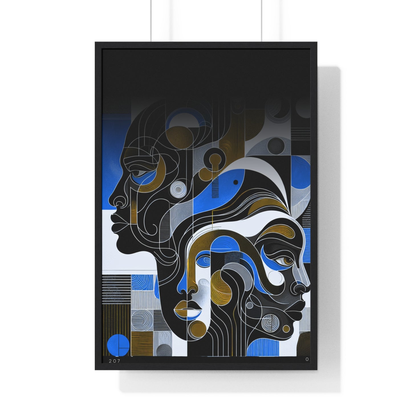 Vertical Framed Poster_ Series N8 VFP PT2WW001_ Limited Edition Home Deco by WesternWaves: