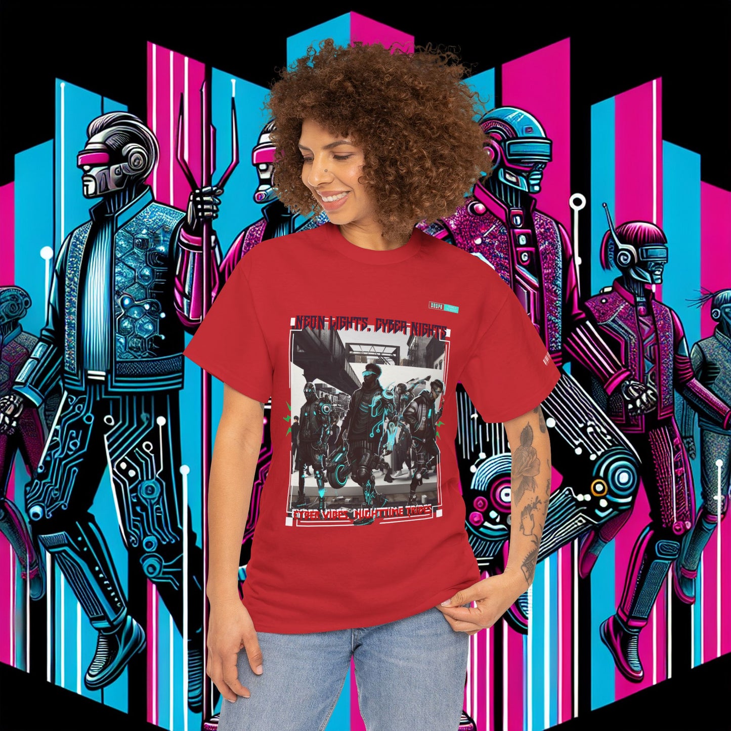 Unisex Heavy Cotton Tee_ N8+ Series USHOSTEE_ PT2WW003_ 01 Oct 2025_ Limited Edition Casual Wear by WesternWaves: