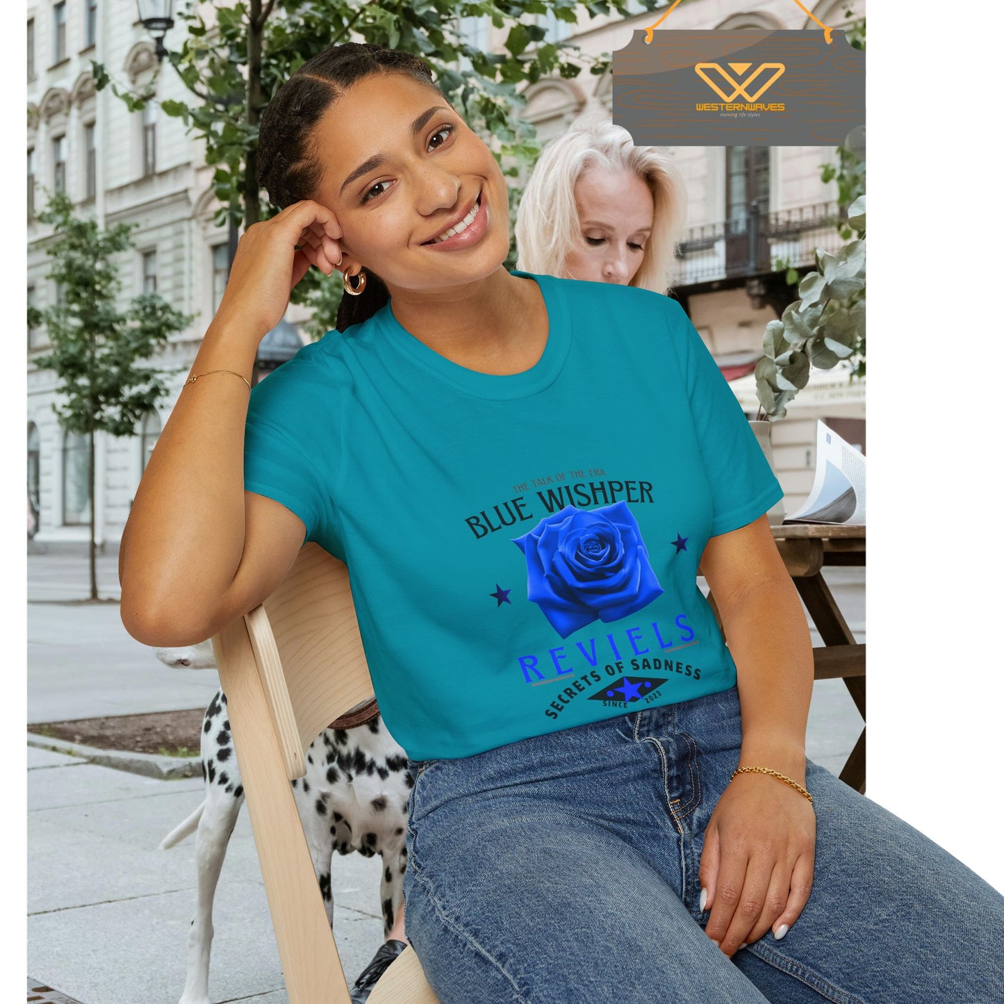 Unisex Softstyle T-Shirt_ N3+ Series USSTS FT2WW005_ Limited Edition Redefines & Relaxation by WesternWaves: