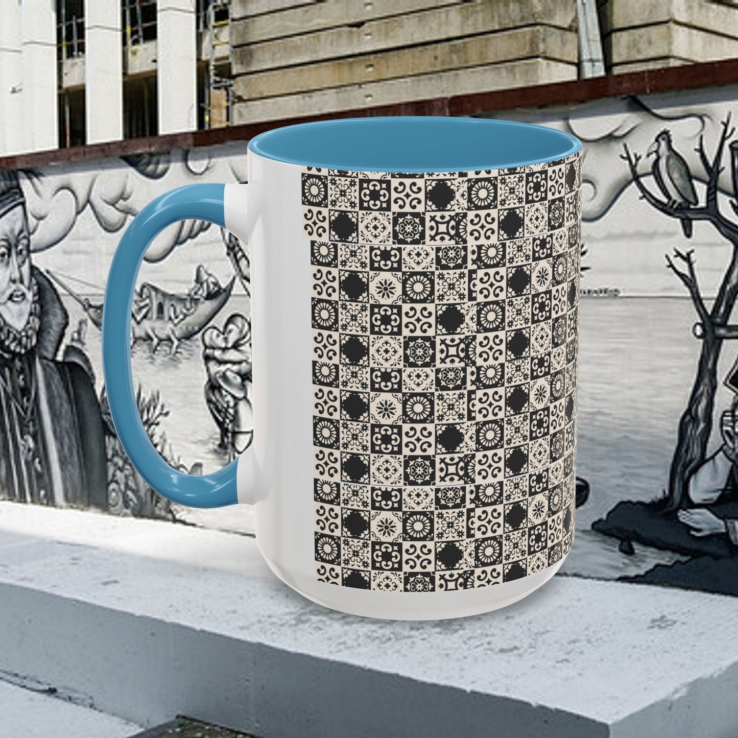 11oz Accent Mug_ N2 Series 11OZACM PT2WW001_ Limited Edition Perfect Blend of Style by WesternWaves: