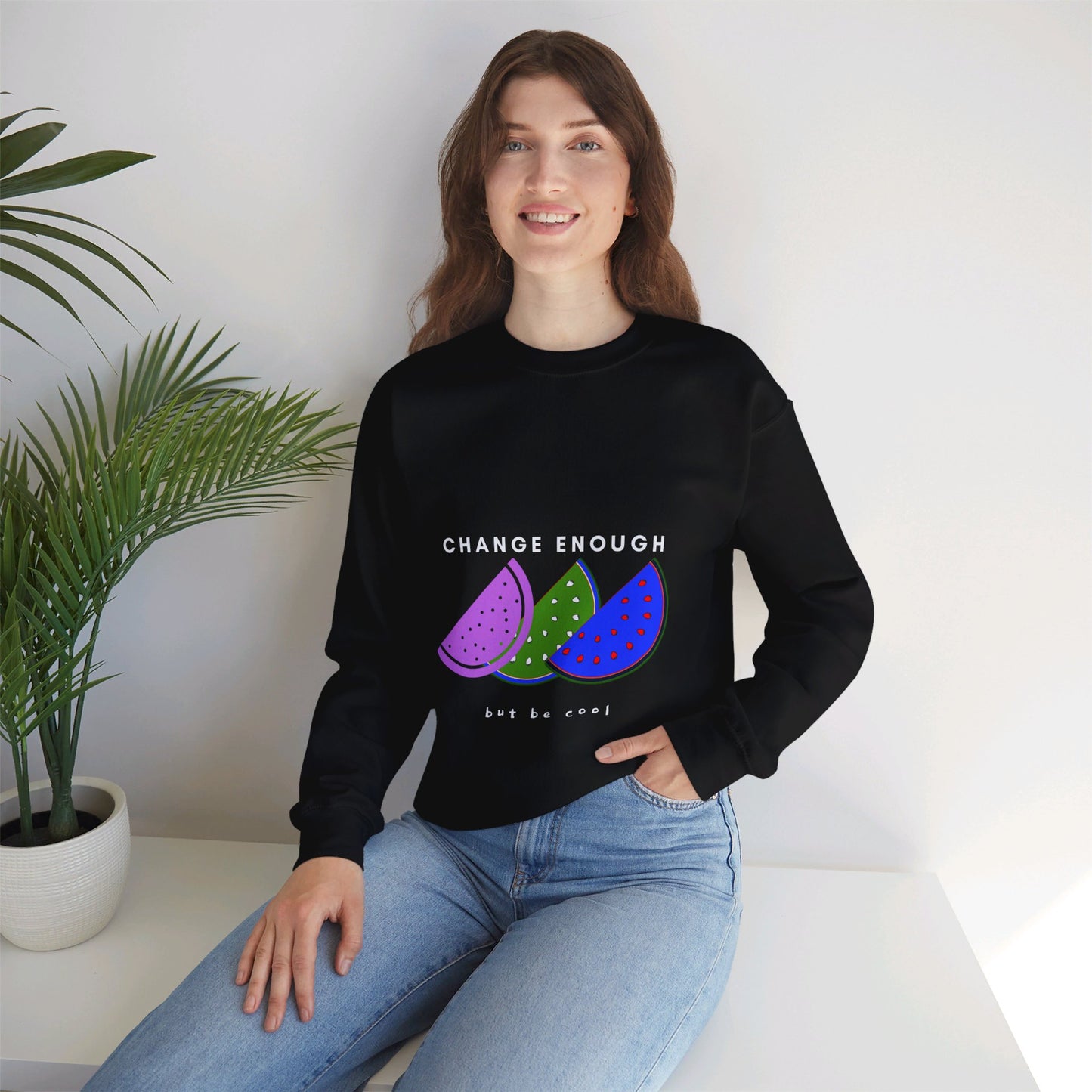 Unisex Heavy Blend™ Crewneck Sweatshirt_ N2+ Series UHBCSS PT2WW003_L imited Edition Pure Luxury for Every Occasion by WesternWaves: