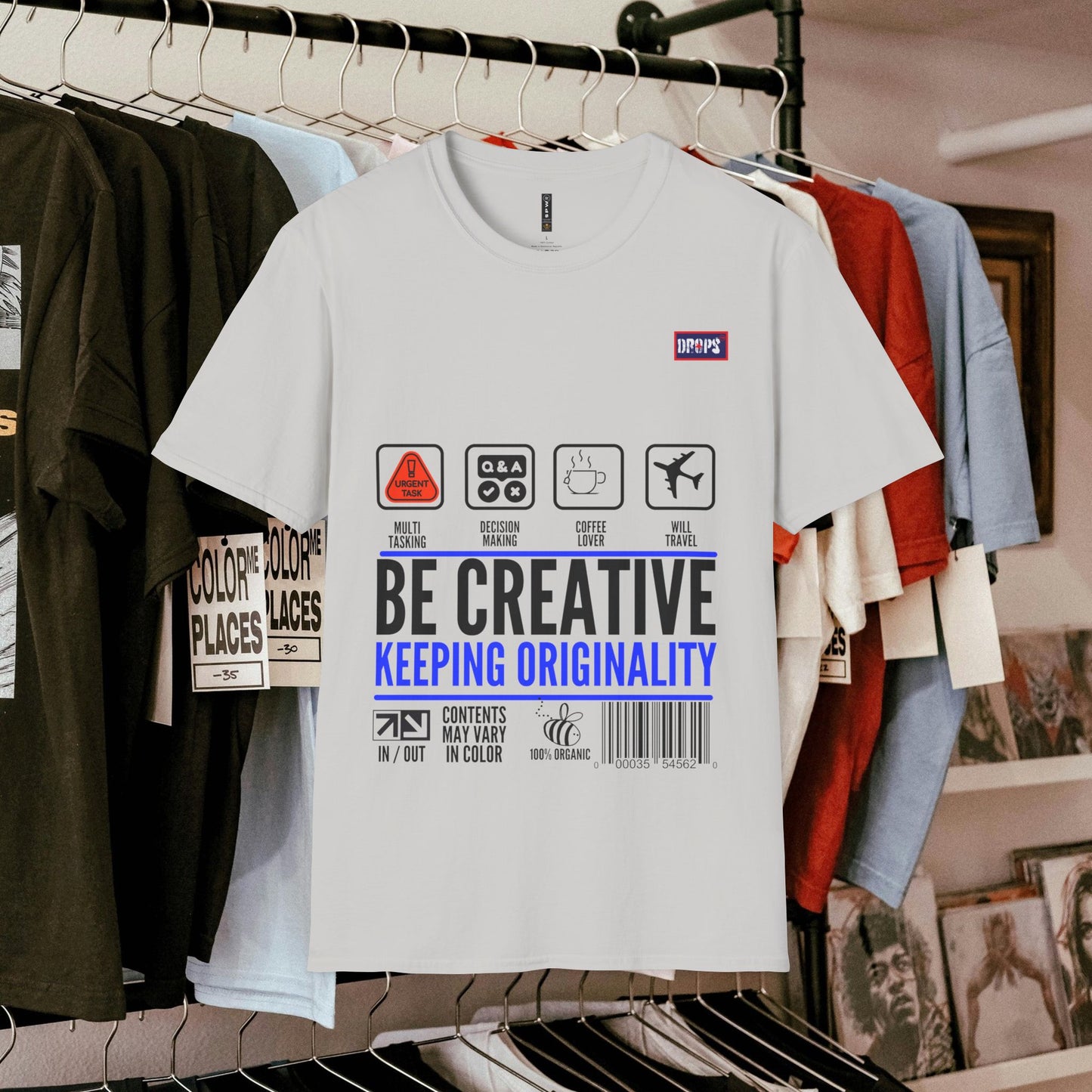 Unisex Softstyle T-Shirt_ N2+ Series USSTS FT2WW007_ Redefine Relaxation Limited Edition by WesternWaves: