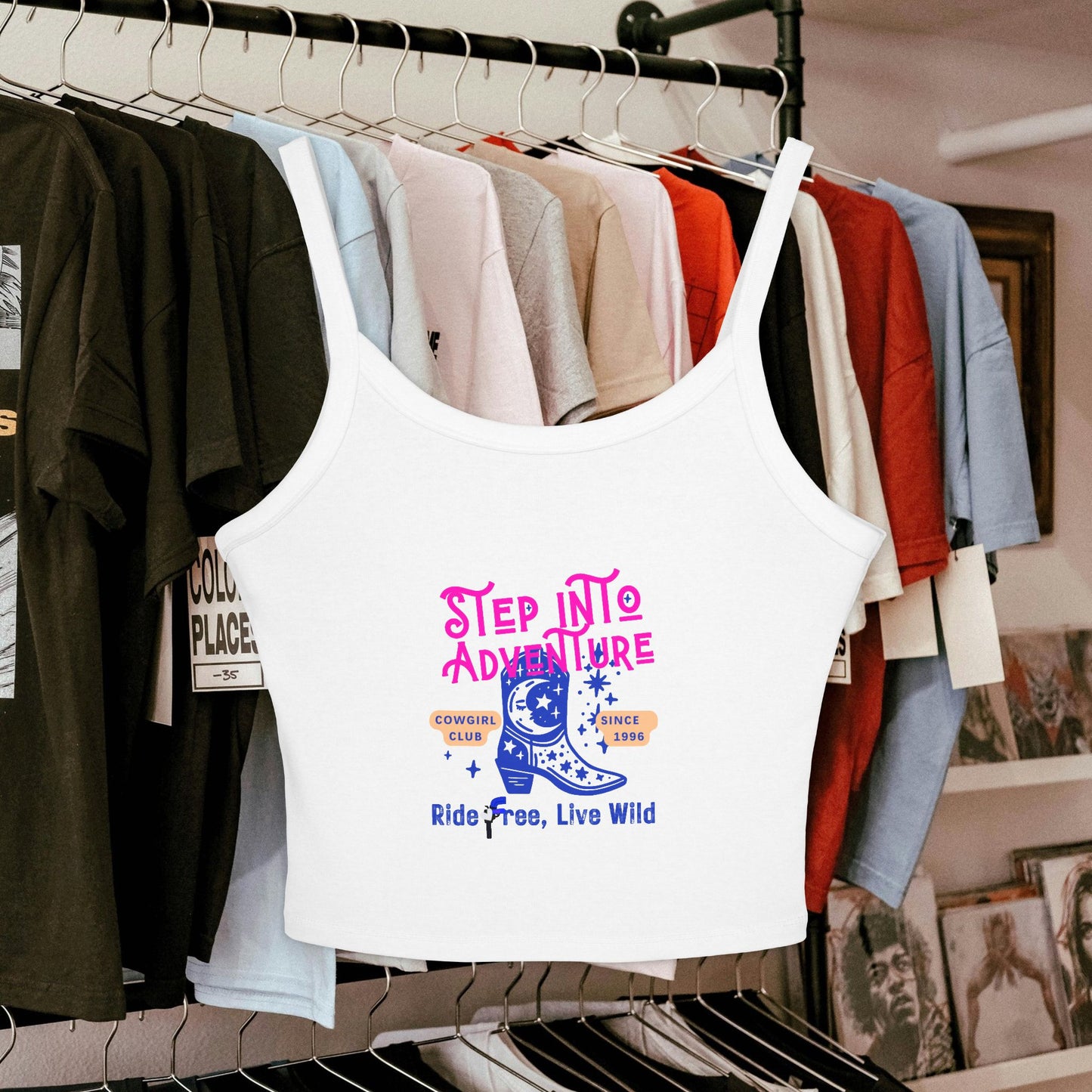 Tank Top for Women _Ethically Made Cotton Blend Fabric XS-2XL_N2+ Series SPW TT4W PT2WW001_ Limited Edition Comfort & Style by WesternWaves:.
