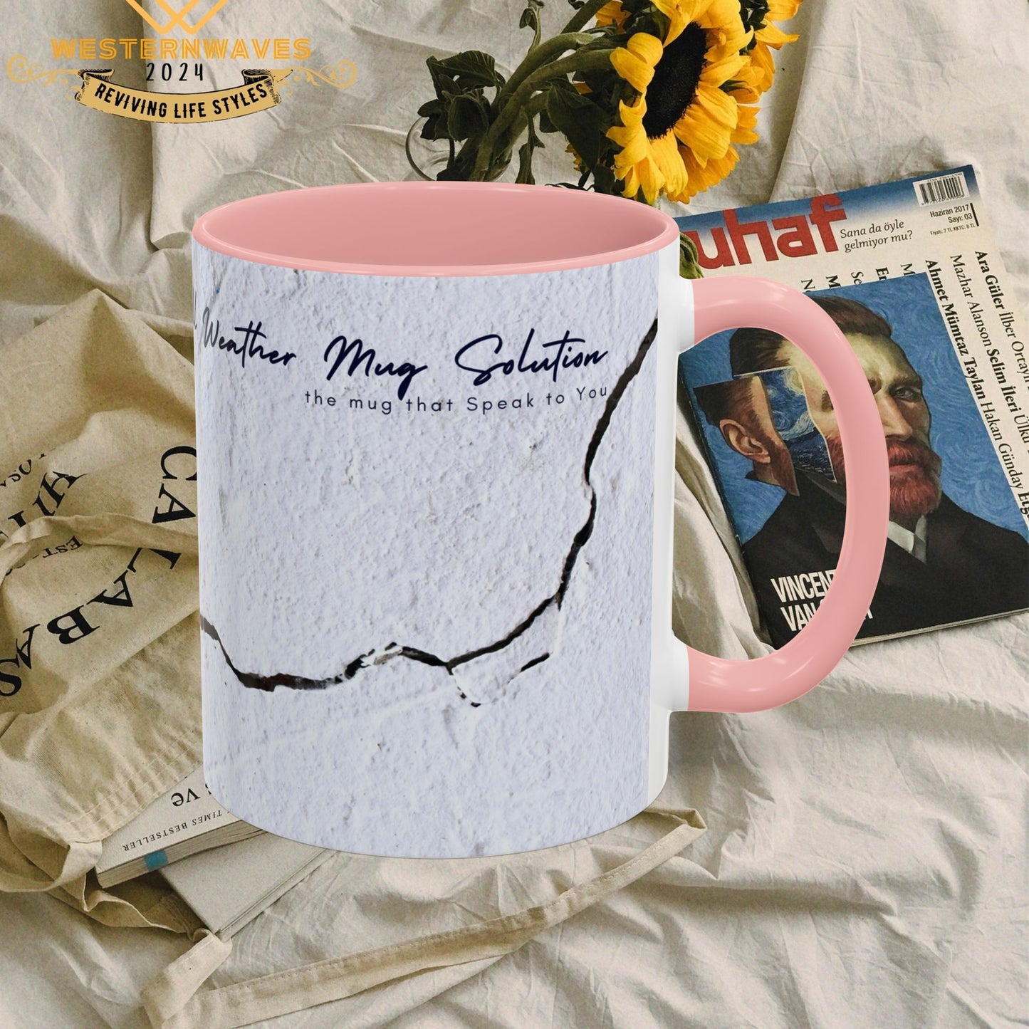 Accent Coffee Mug 11, 15oz_ N2 Series ACM11OZ PT2WW010_ Limited Edition Perfect Blend of Style by WesternWaves: