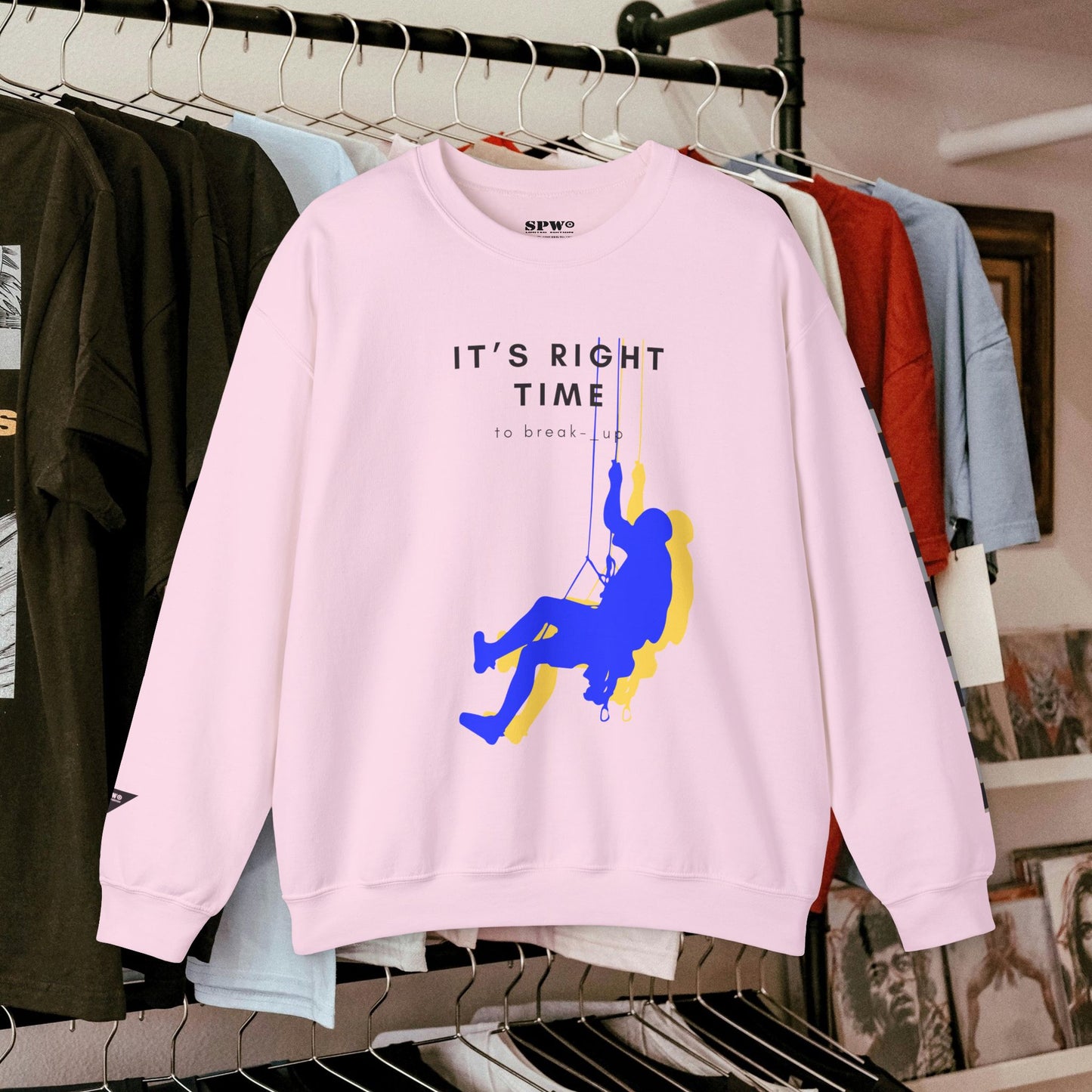 Unisex Heavy Blend™ Crewneck Sweatshirt_ N3+ Series UHBCSS PT2WW019_ Limited Edition by WesternWaves:
