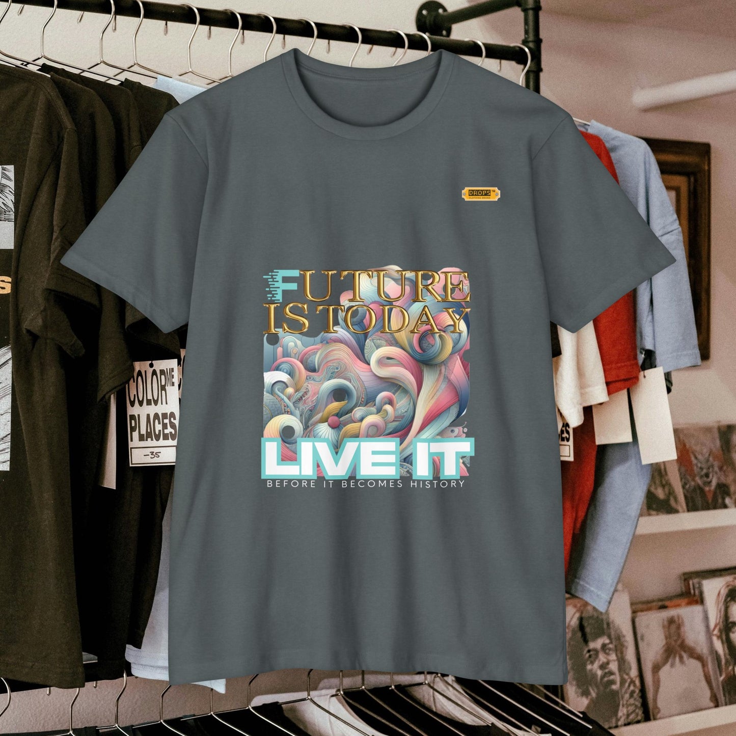 Unisex CVC Jersey T-shirt_ 16 June 2025_ Limited Edition Casual Fashion by WesternWaves: