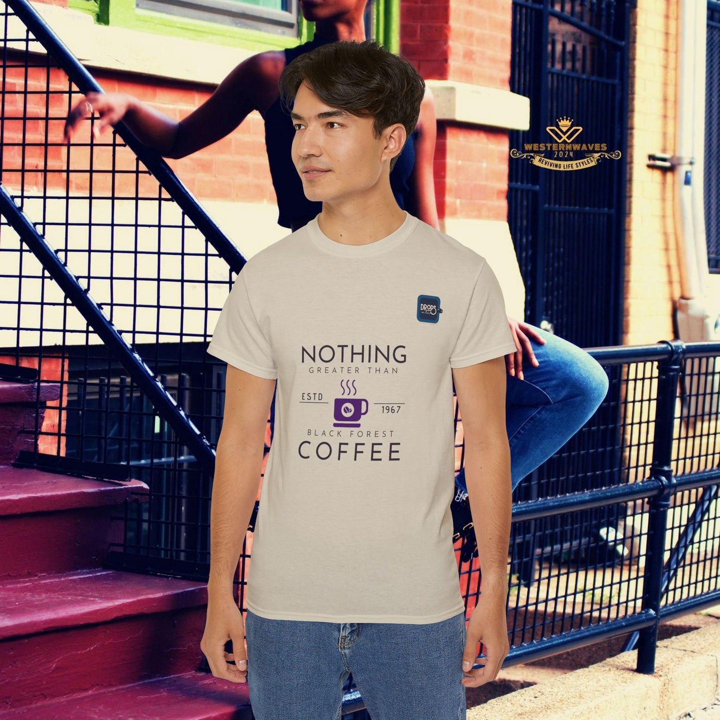 Unisex Ultra Cotton Tee_ Classic Comfort Unleashed_ N2+ Series USUCTEE PT2WW006_ Limited Edition Maximum Comfort & Style by WesternWaves: