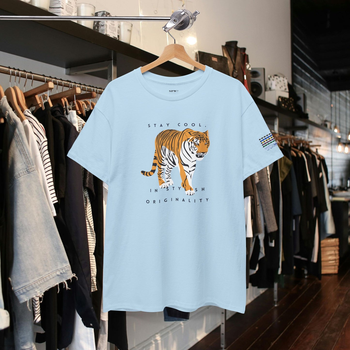 Unisex Heavy Cotton Tee_ Crafted from premium 100% cotton_ N+ Series UHCT PT2WV011_ Limited Edition by WesternWaves: