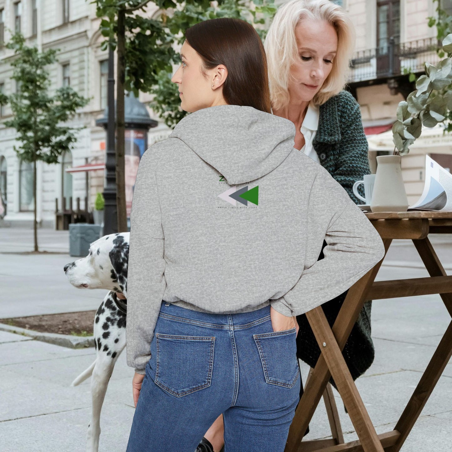 Women's Cinched Bottom Hoodie_ N3+ Series WCBH PT2WW001_ Limited Edition Effortlessly Combined Style & Comfort by WesternWaves: