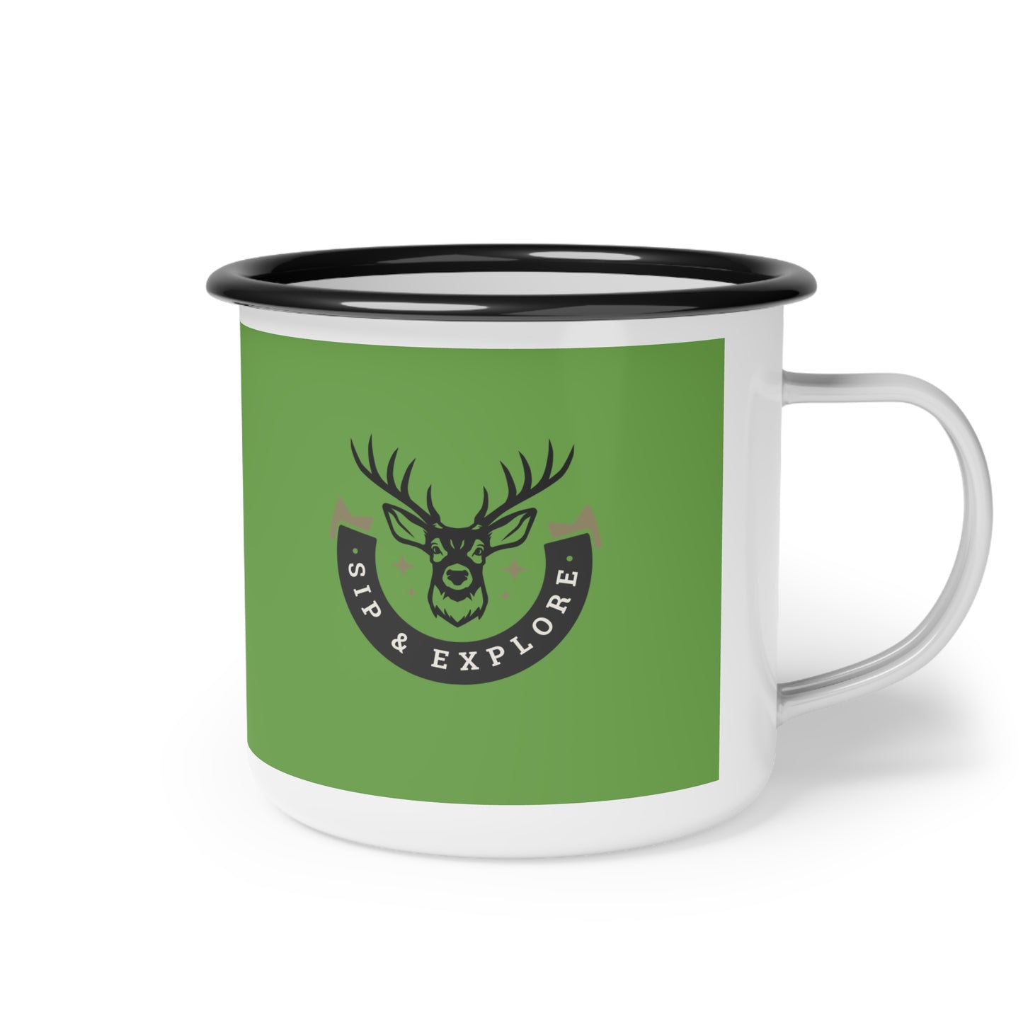 Enamel Camp Cup - NSeries ECC PT2WW002_ Wilderness Wanderer Limited Edition by WesternWaves: