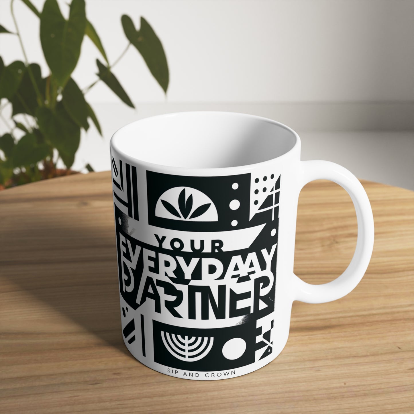 11oz Classic White Ceramic Mug – N2* Series 11OZMUG PT2WW002_ Limited Edition Unparalleled Functionality by Westernwaves:
