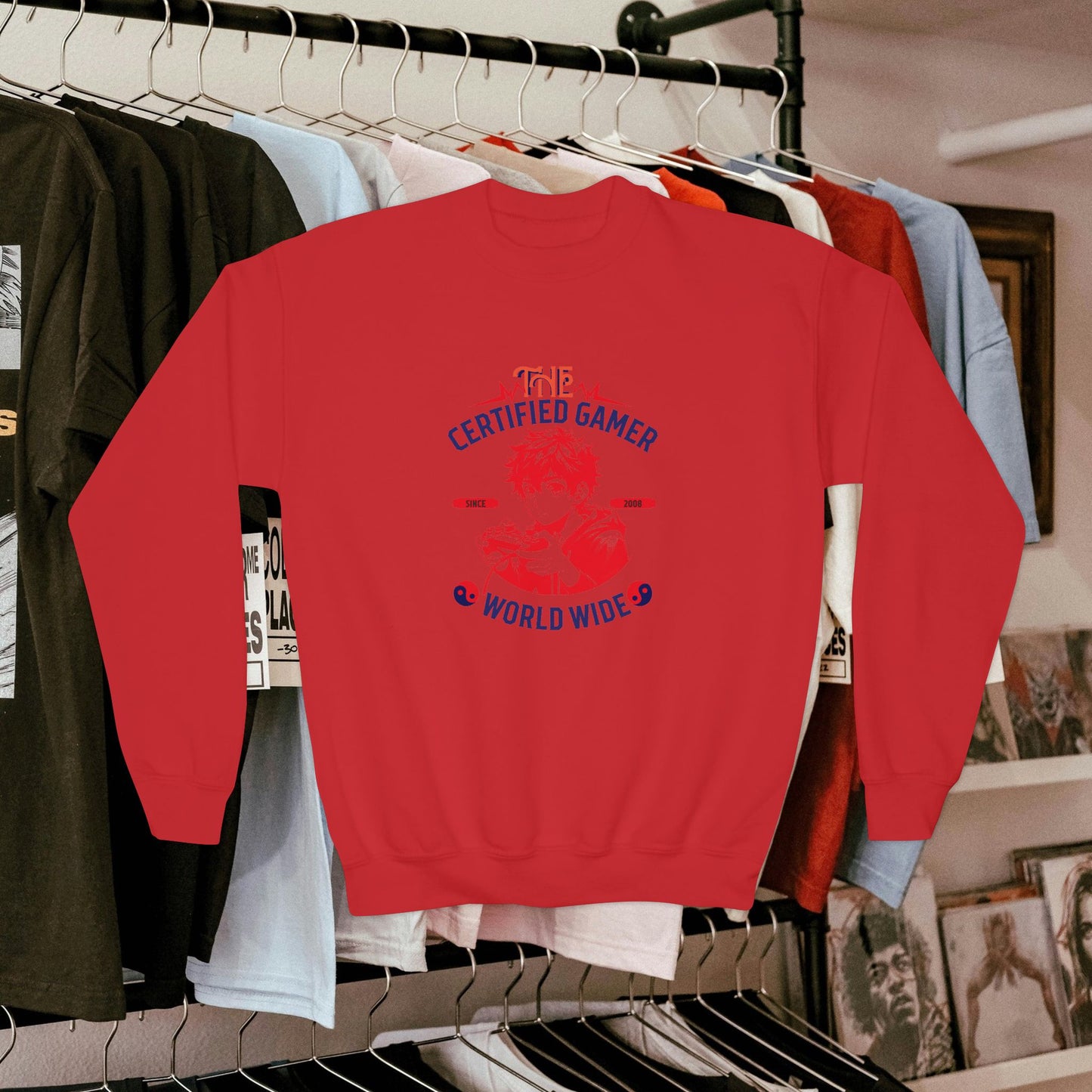 Youth Crewneck Sweatshirt_ N2+ Series YCNSS PT2WW004_ Limited Edition Perfect Companion for the School, Sports & Casual hangouts by WesternWaves: