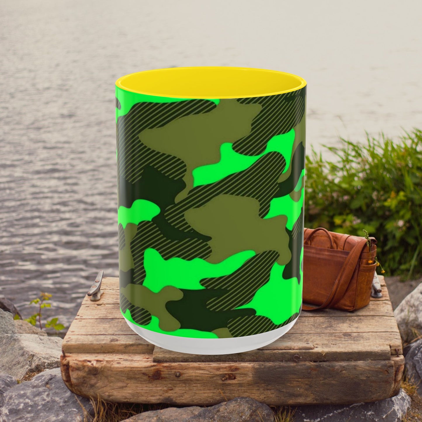 Accent Coffee Mug (11, 15oz)_ N2 Series ACMUG PT2WW004_ Limited Edition Mug by WesternWaves: