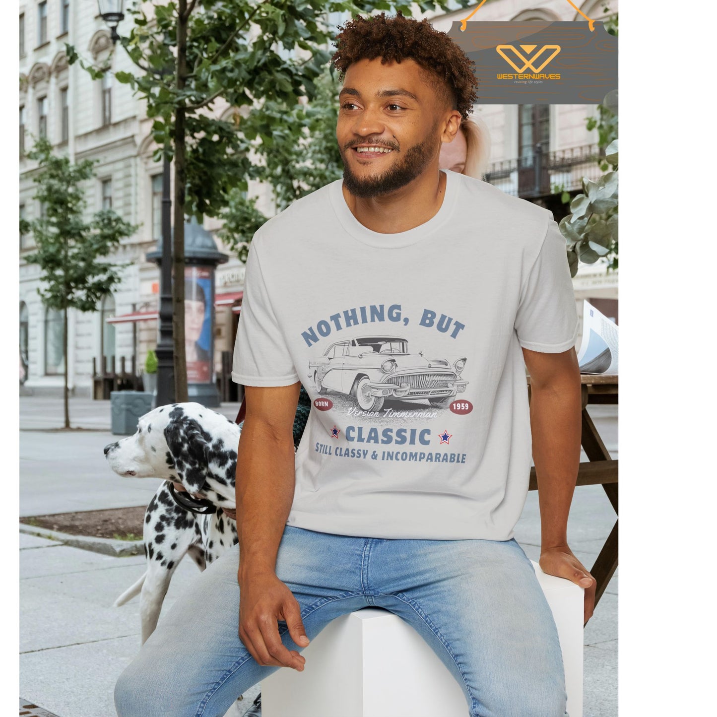 Unisex Softstyle T-Shirt_ N3+ USSTS FT2WW005_ Redefine Relaxation Limited Edition by WesternWaves: