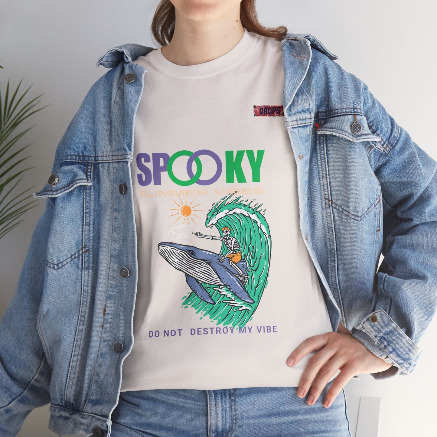 Unisex Heavy Cotton Tee_ Crafted from premium 100% cotton_ N2* Series UHCT PT2WV008_ Limited Edition Epitome of Comfort & Durability by WesternWaves:
