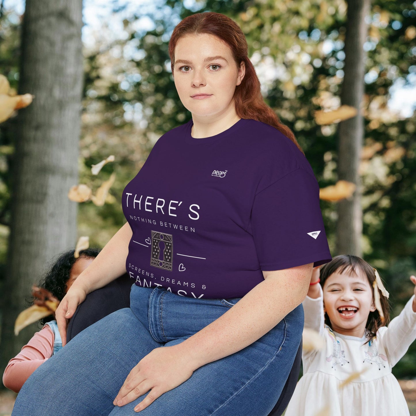 Unisex Ultra Cotton Tee - "There's Nothing Between Screens, Dreams & Fantasy" T-Shirt - Perfect for Dreamers and Creatives_ 07 May 2025_ 001