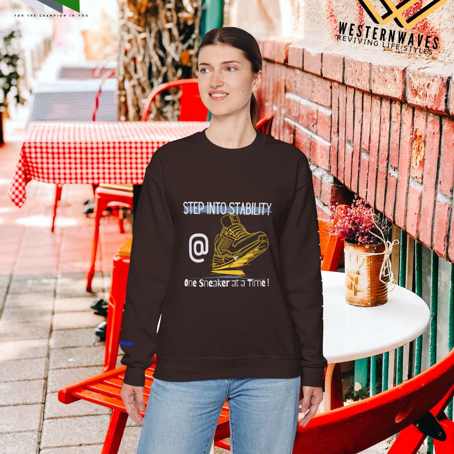 Unisex Heavy Blend™ Crewneck Sweatshirt_ N3+ Series UHBCSS PT2WW033_ Limited Edition Pure Luxury By WesternWaves:
