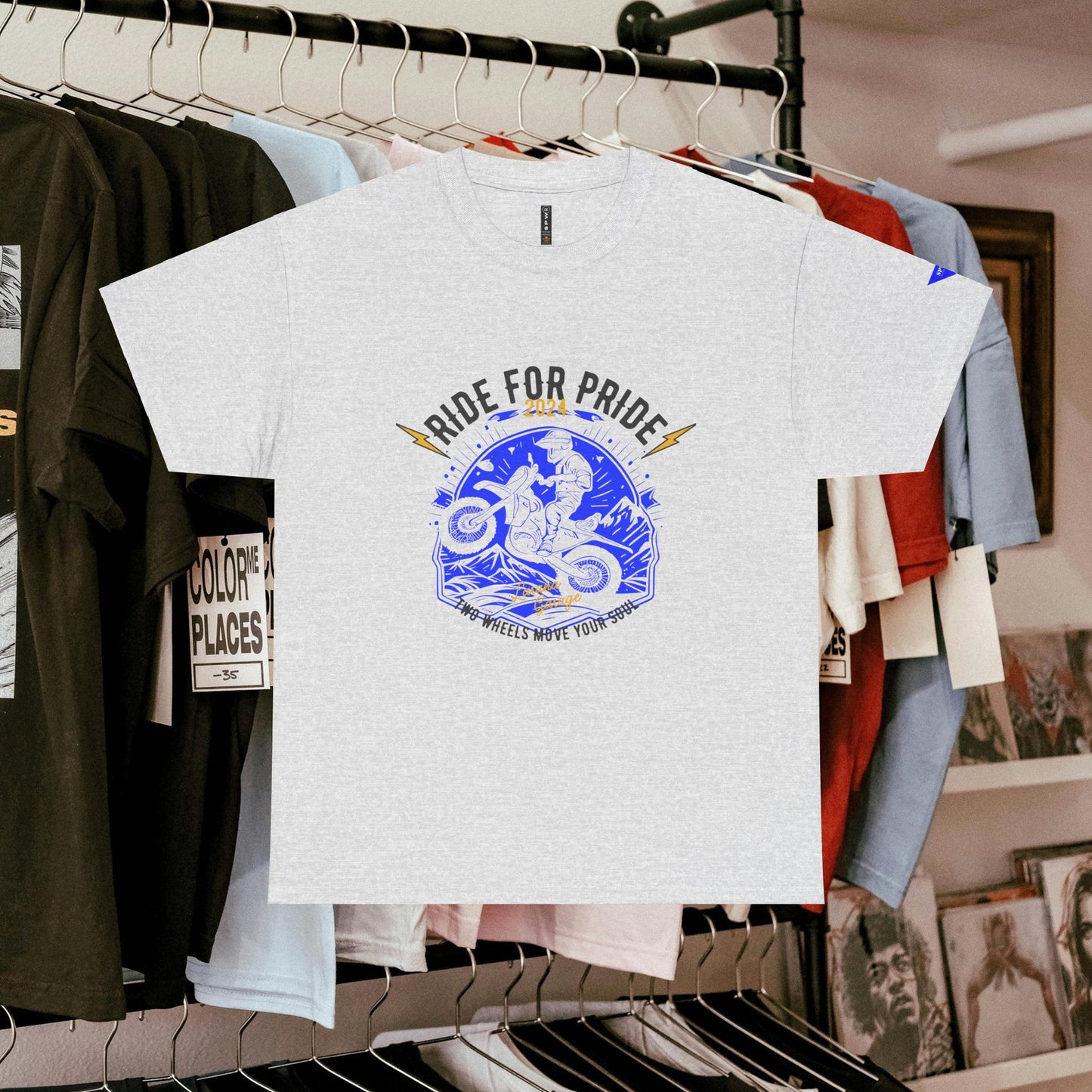 Unisex Heavy Cotton Tee_ Crafted from premium 100% cotton_ N3+ Series UHCT PT2WV004_ Limited Edition by WesternWaves: