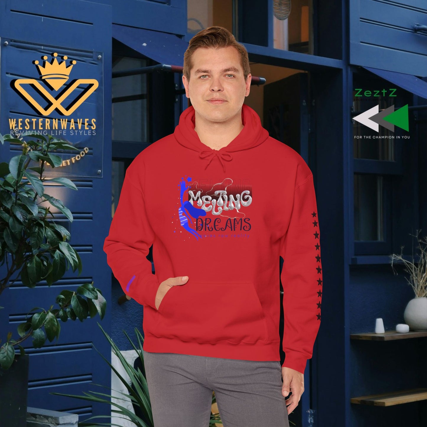 Unisex Heavy Blend™ Hooded Sweatshirt_ N3+ Series USHBHSS PT2WW006_ Limited Edition Pinnacle of Comfort & Style by WesternWaves: