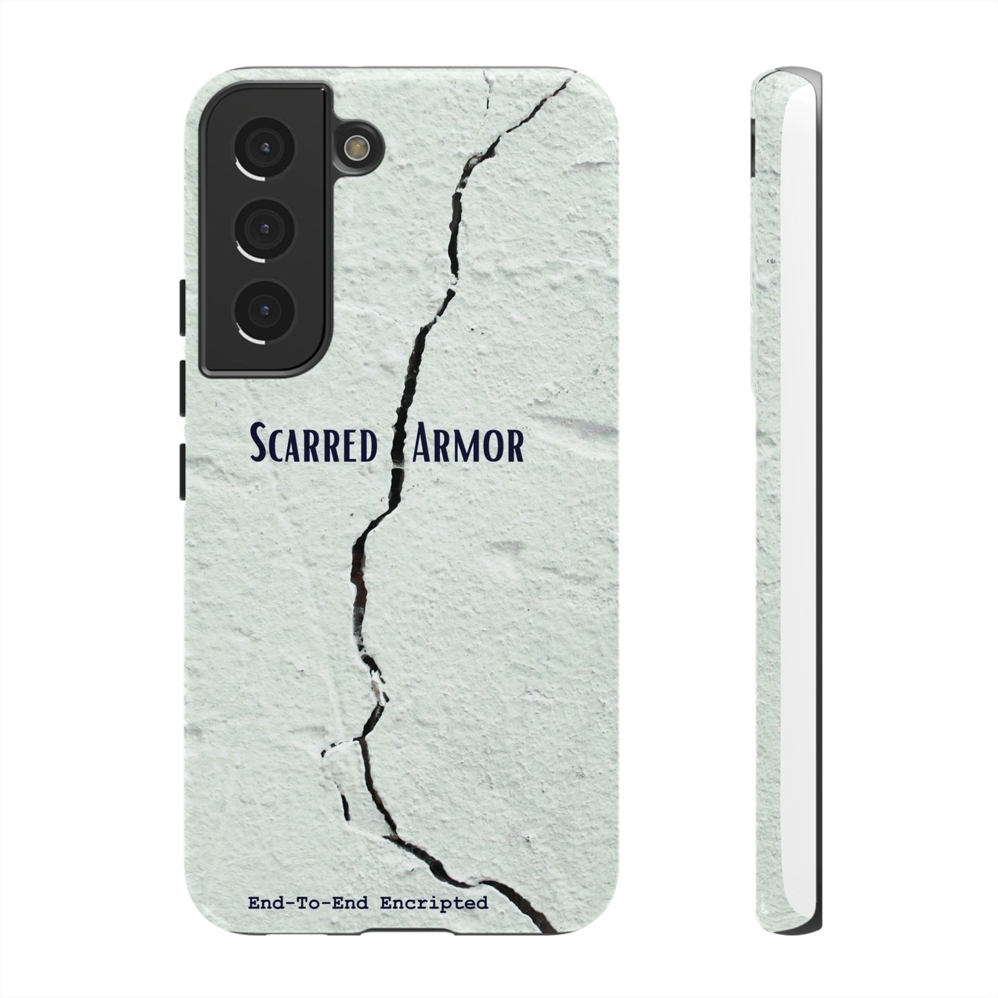 Tough Cases_ Samsung Galaxy Phone Case_ Series N8+ TCPCASE PT2WW003_ Limited Edition Scarred Armor Design Samsung Galaxy Phone Cases by WesternWaves: