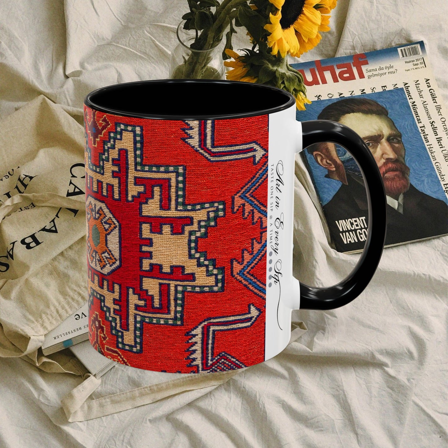 Accent Coffee Mug 11, 15oz_ N3+ Series ACM11OZ PT2WW019_ Limited Edition Perfect Blend of Style by WesternWaves:
