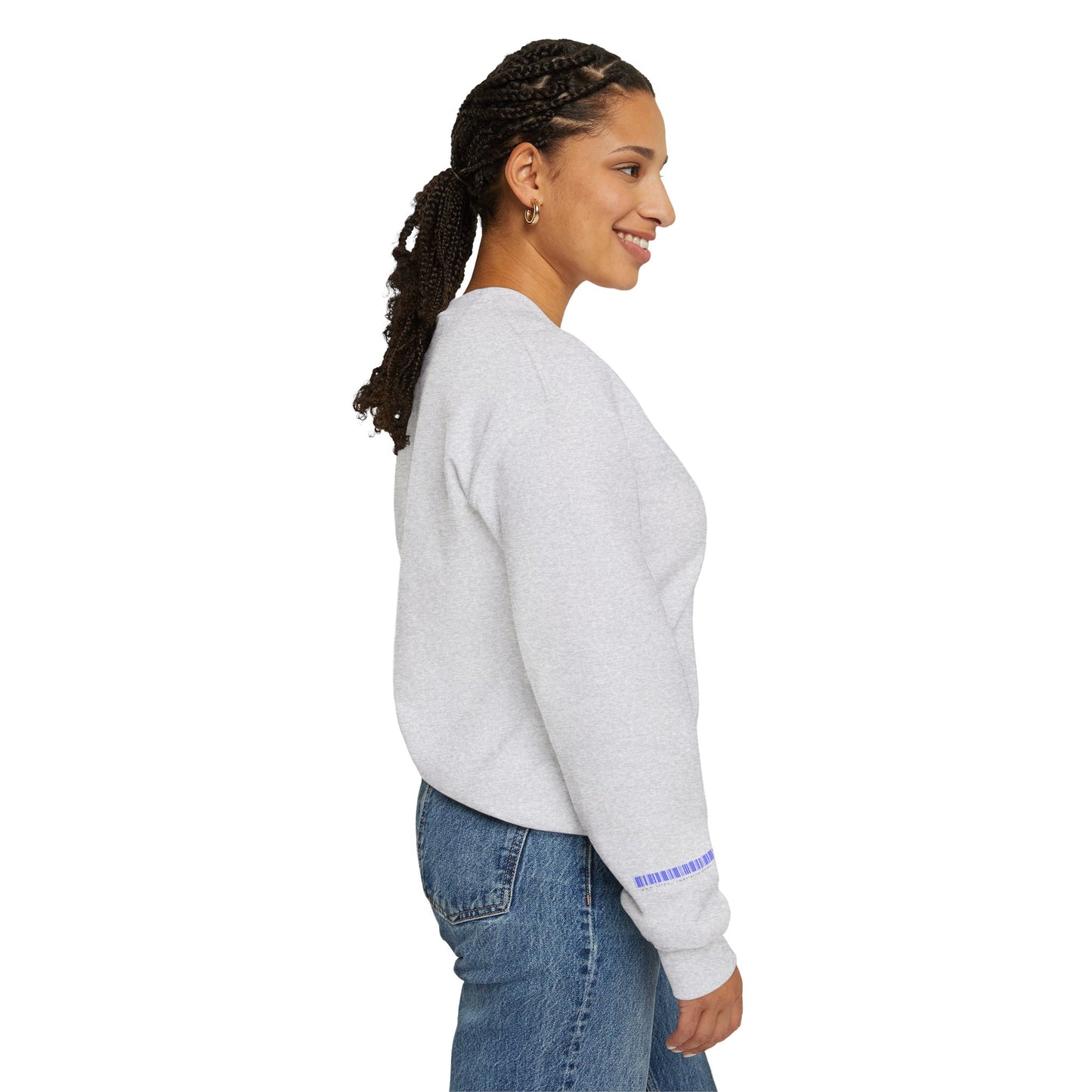 Unisex Heavy Blend™ Crewneck Sweatshirt_ N2 Sports Series UHBCSS PT2WW005_ Limited Edition ‘Zeztz’ Brand Sports Elements by WesternWaves: