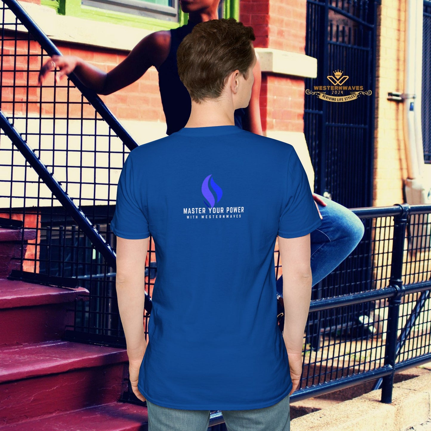 Unisex Softstyle T-Shirt_ N3+ Series USSTS FT2WW005_ Limited Edition Redefines & Relaxation by WesternWaves:
