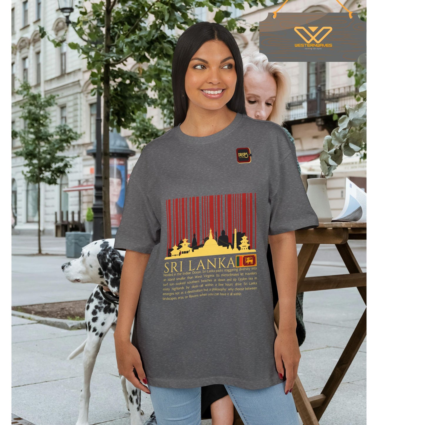 Unisex Oversized Tee_ N6+ Series USOSTEE PT2WW001_ Limited Edition by WesternWaves: