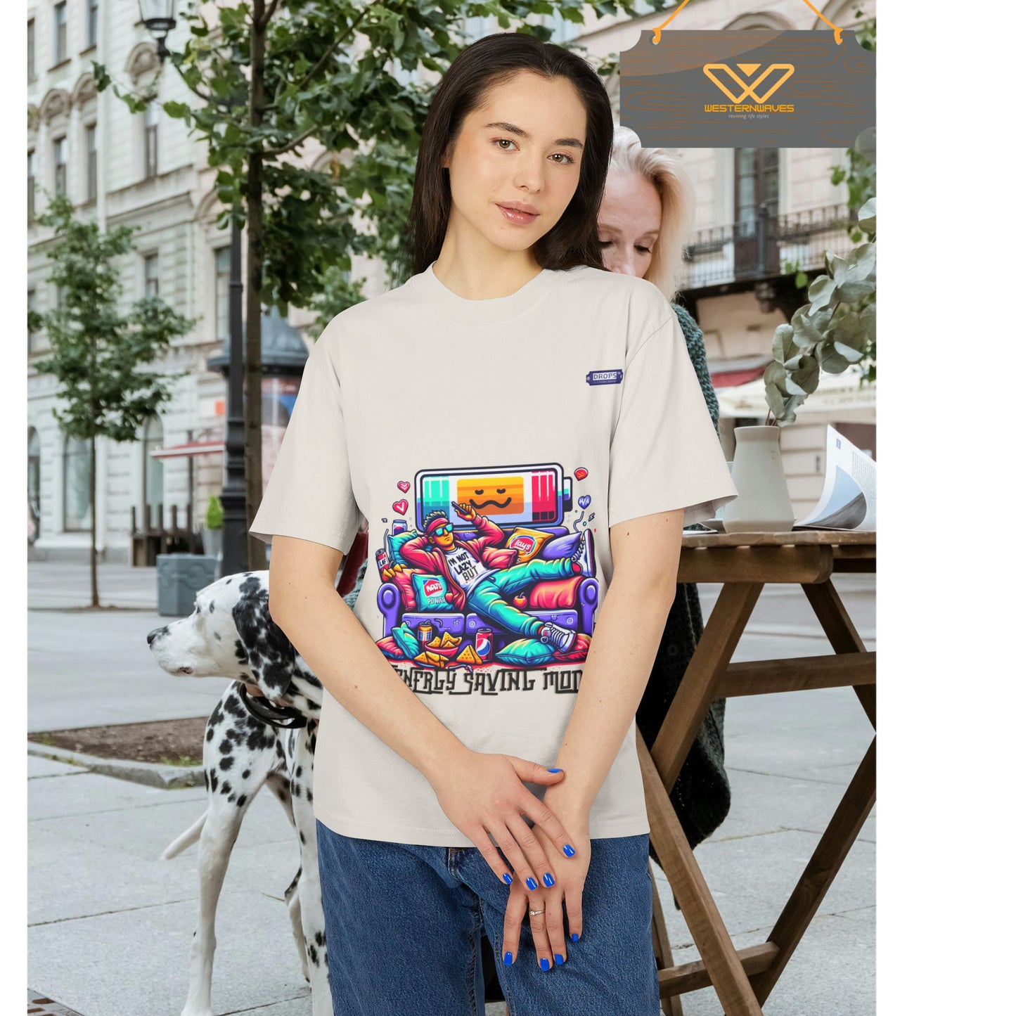 Unisex Heavy Faded Tee_ N7* Series USHFTEE PT2WW014_ Limited Edition Heavy Faded Tee by WesternWaves