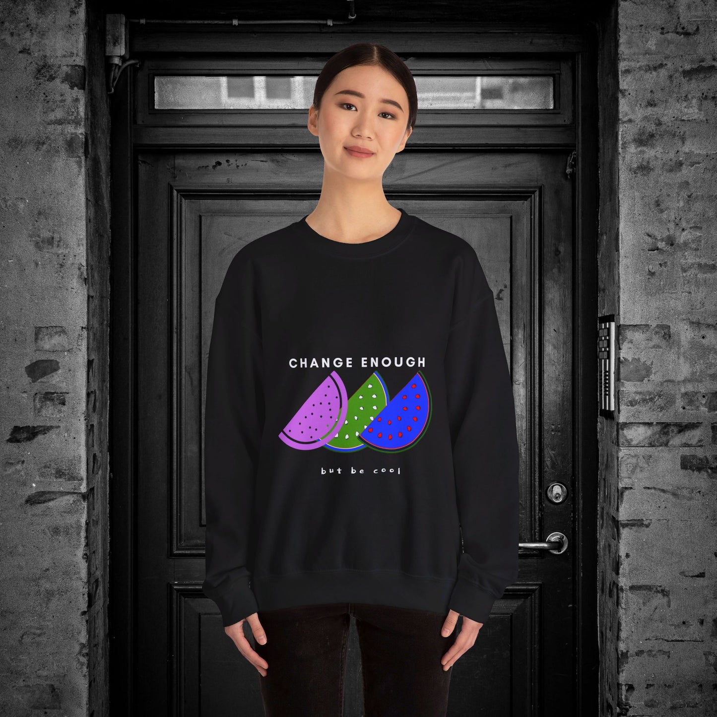 Unisex Heavy Blend™ Crewneck Sweatshirt_ N2+ Series UHBCSS PT2WW003_L imited Edition Pure Luxury for Every Occasion by WesternWaves: