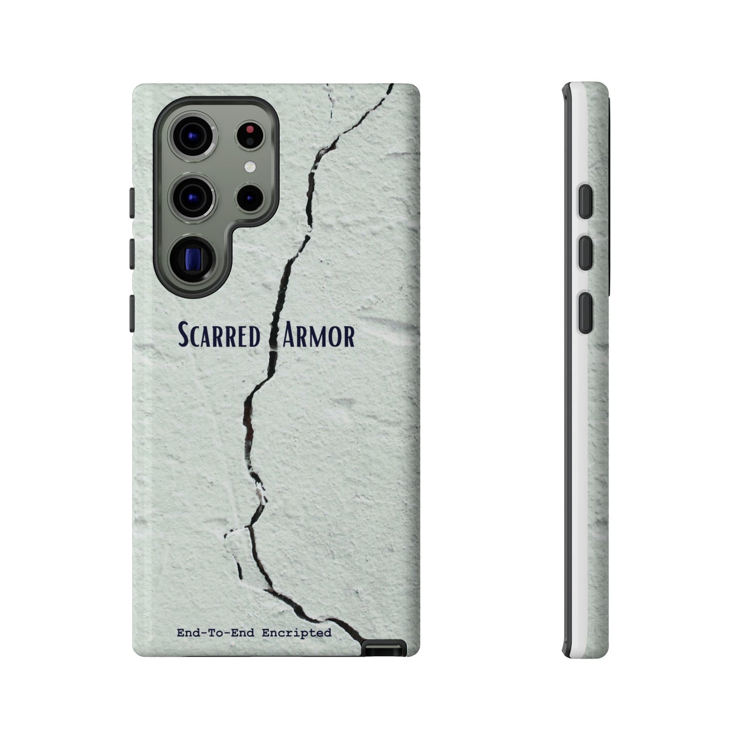 Tough Cases_ Samsung Galaxy Phone Case_ Series N8+ TCPCASE PT2WW003_ Limited Edition Scarred Armor Design Samsung Galaxy Phone Cases by WesternWaves: