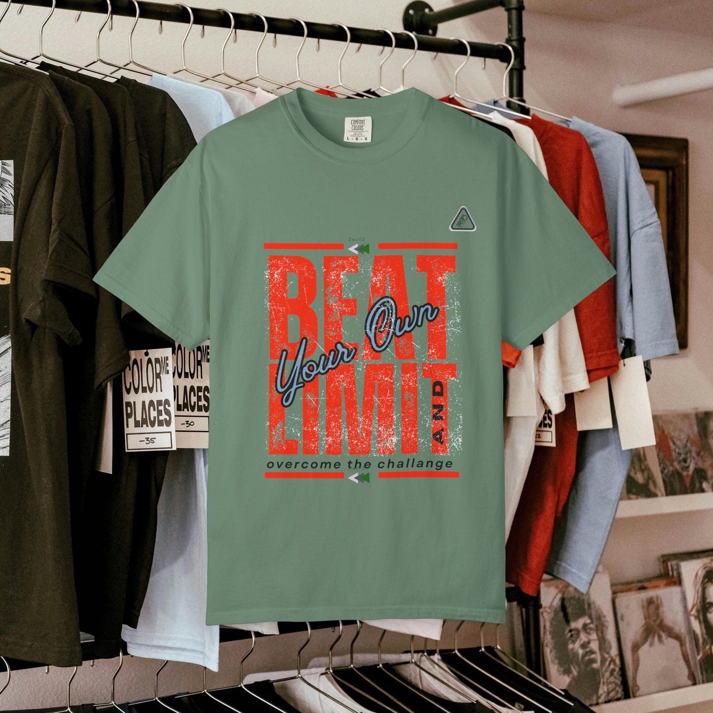 Unisex Garment-Dyed T-shirt_ N2 Series USGDTS PT2WW002_ Comfort Colors 1717_ WesternWaves Limited Edition: