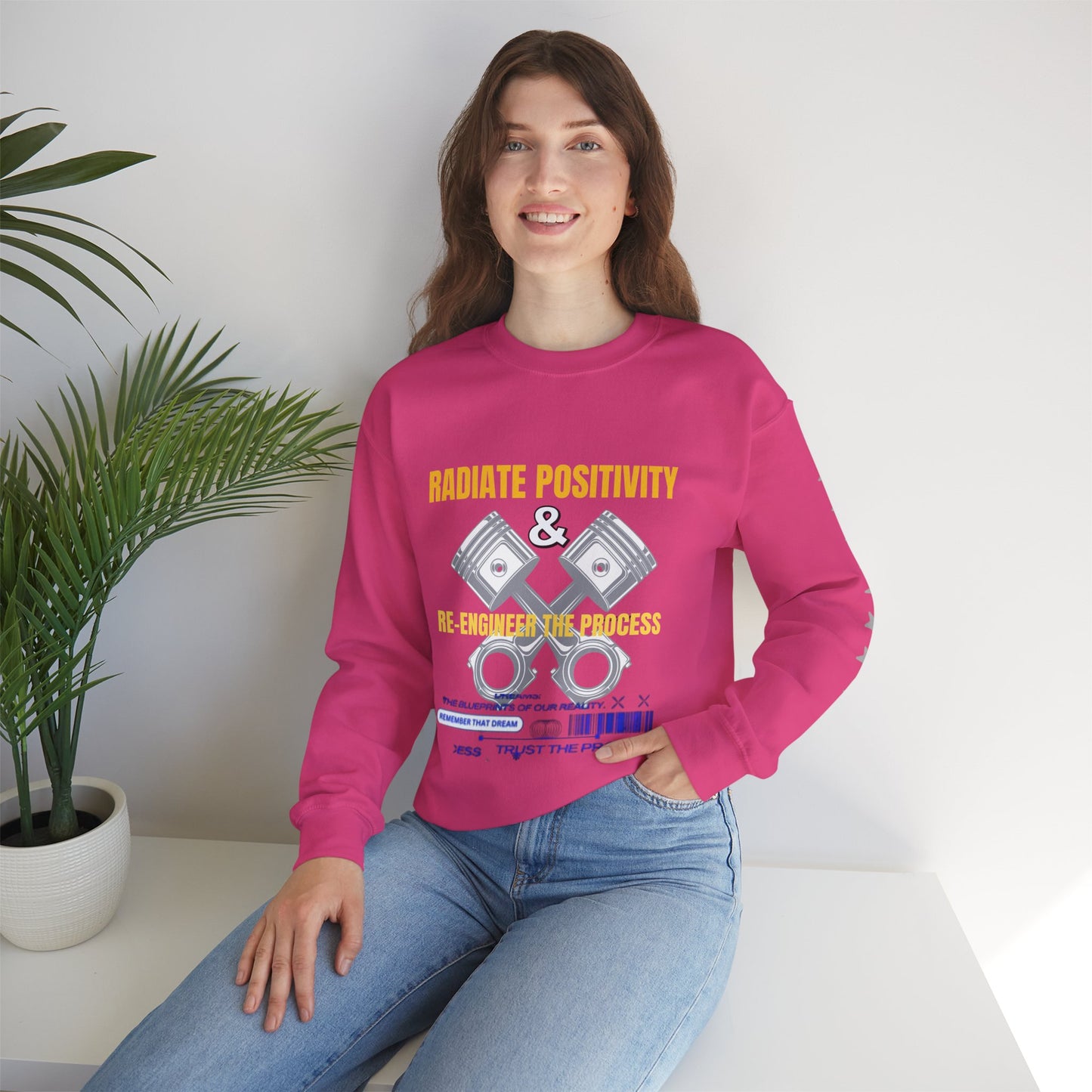 Unisex Heavy Blend™ Crewneck Sweatshirt_ N2 Series UHBCSS PT2WW004_ Limited Edition Pure Luxury by WesternWaves: