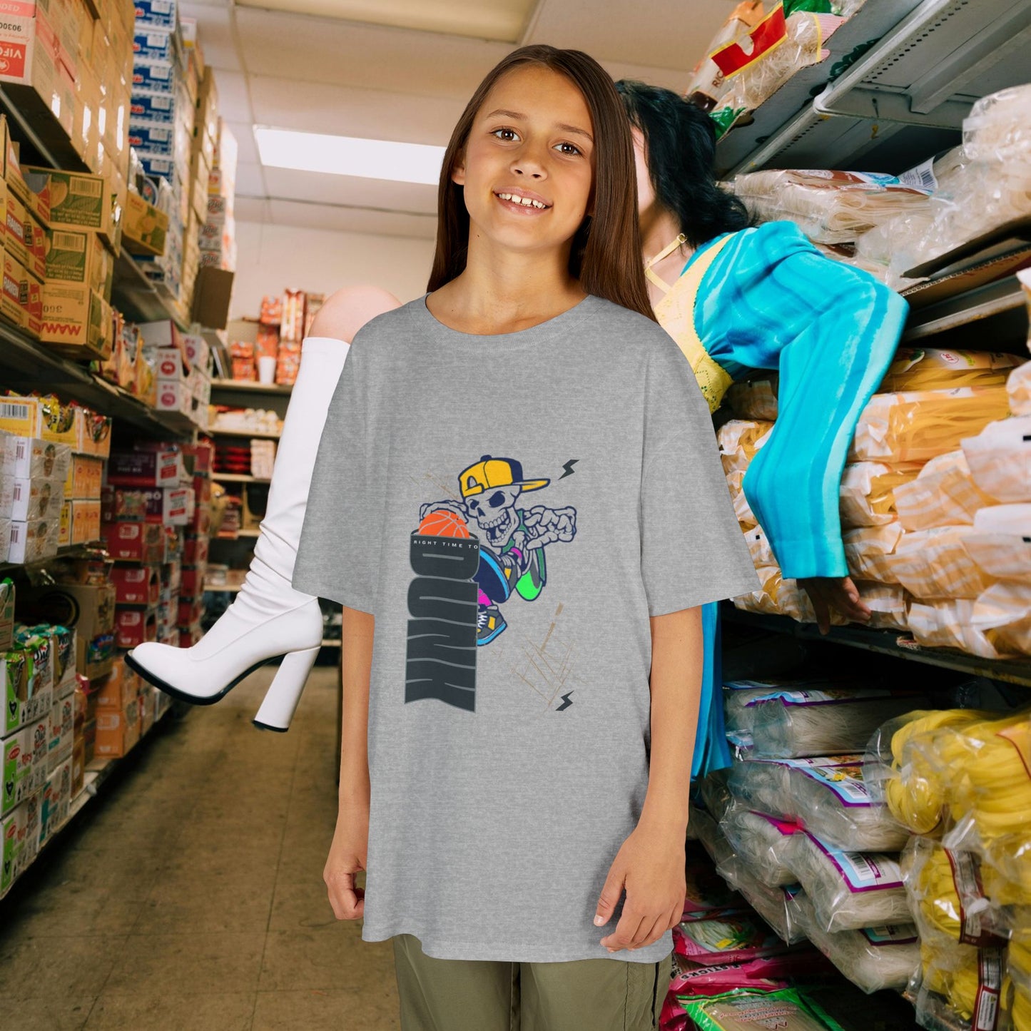 Kids Heavy Cotton™ Tee_ N2+ Series KHCT PT2WW008_ Limited Edition Durable Comfort for Every Adventure by WesternWaves: