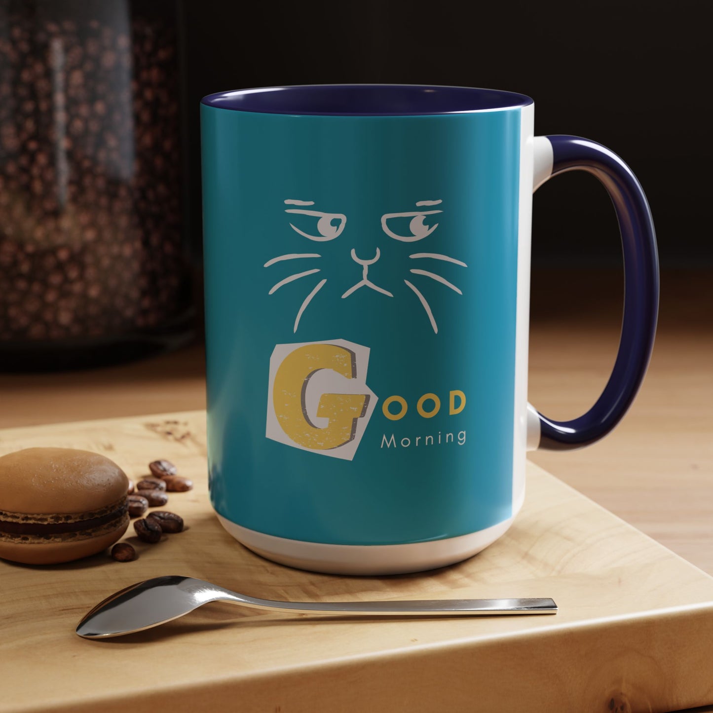 Accent Coffee Mug (11, 15oz)_ N+ Series ACMUG PT2WW006_ Limited Edition Mug by WesternWaves