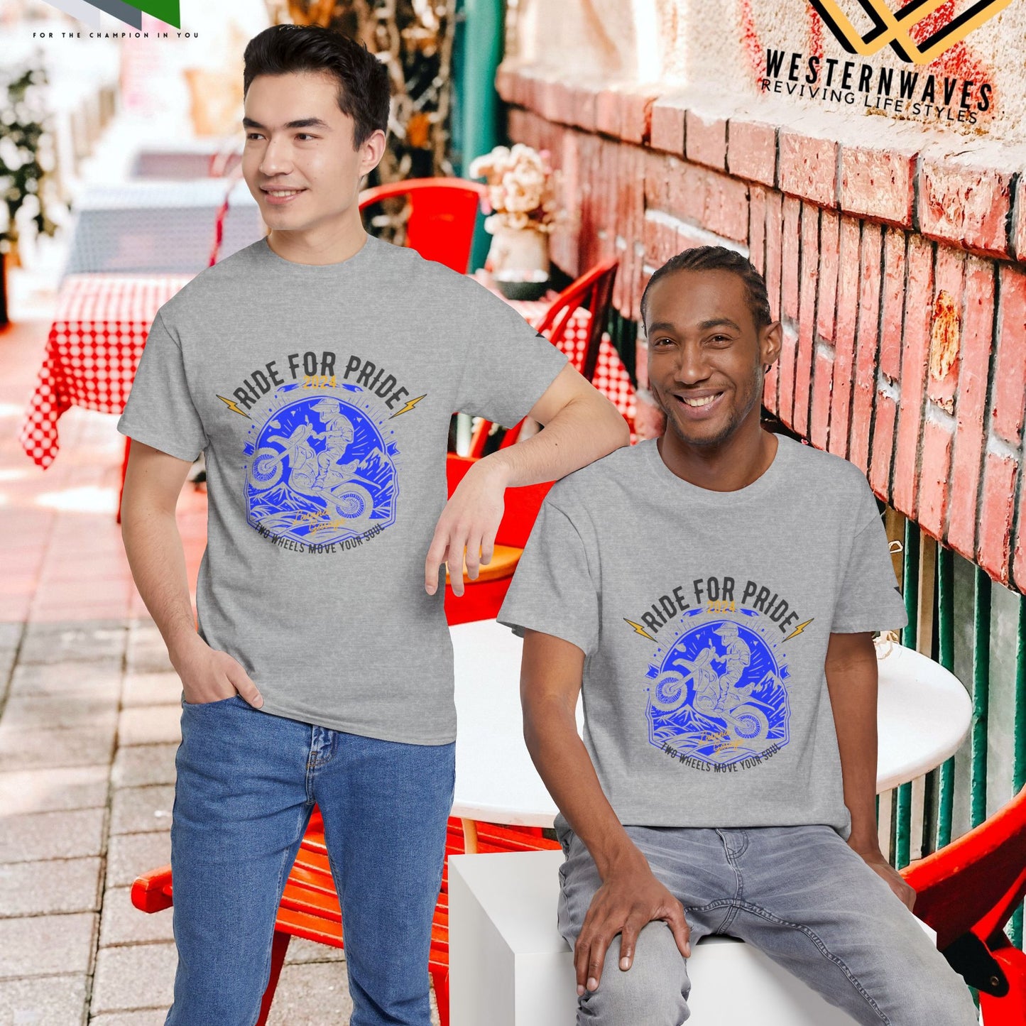 Unisex Heavy Cotton Tee_ Crafted from premium 100% cotton_ N3+ Series UHCT PT2WV004_ Limited Edition by WesternWaves: