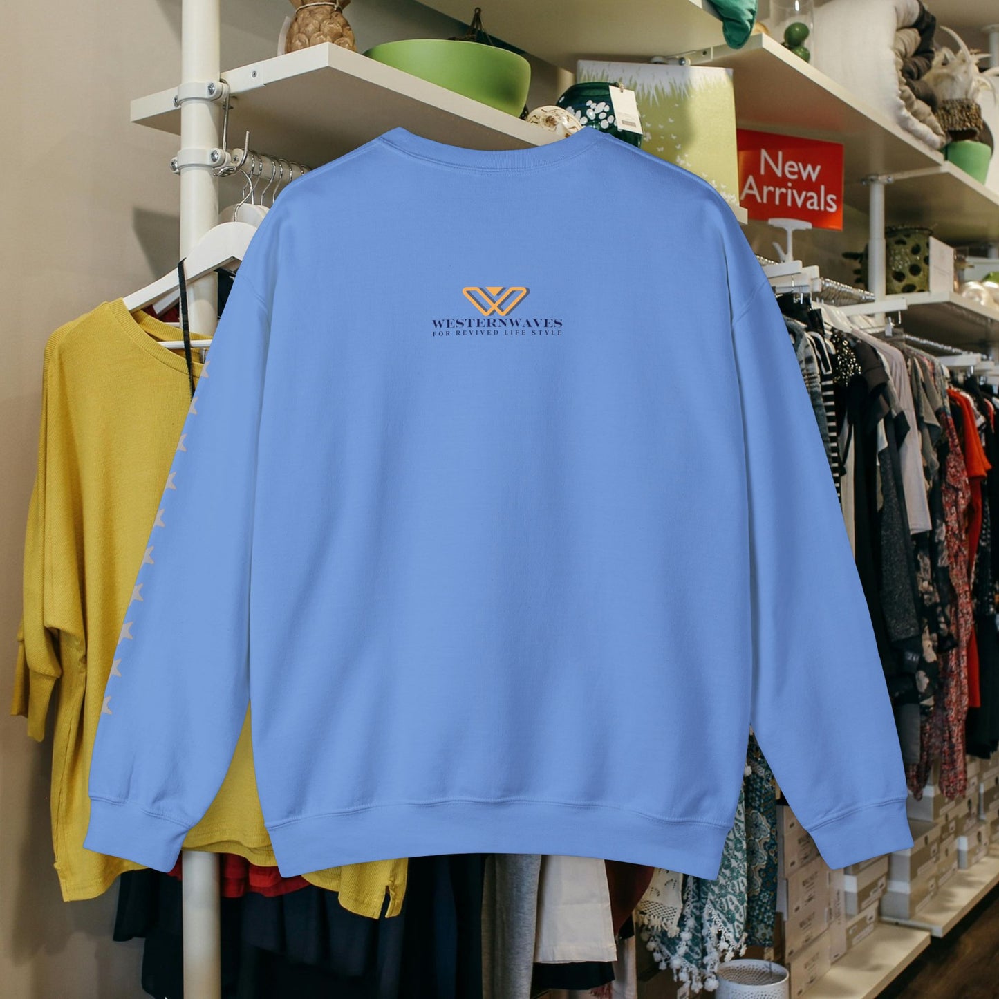 Unisex Heavy Blend™ Crewneck Sweatshirt_ N2 Series JBRW PT2WW001_Limited Edition Pure Luxury by WesternWaves: