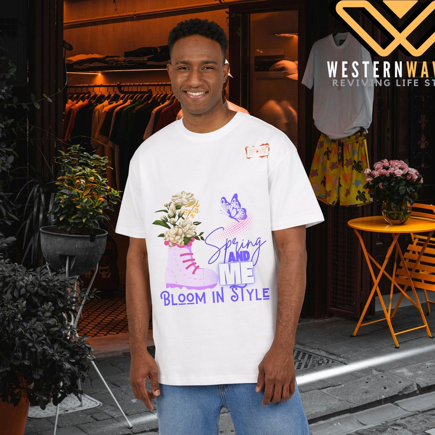 Unisex Oversized Tee_ N5+ Series USOSTEE PT2WW001_ Limited Edition by WesternWaves: