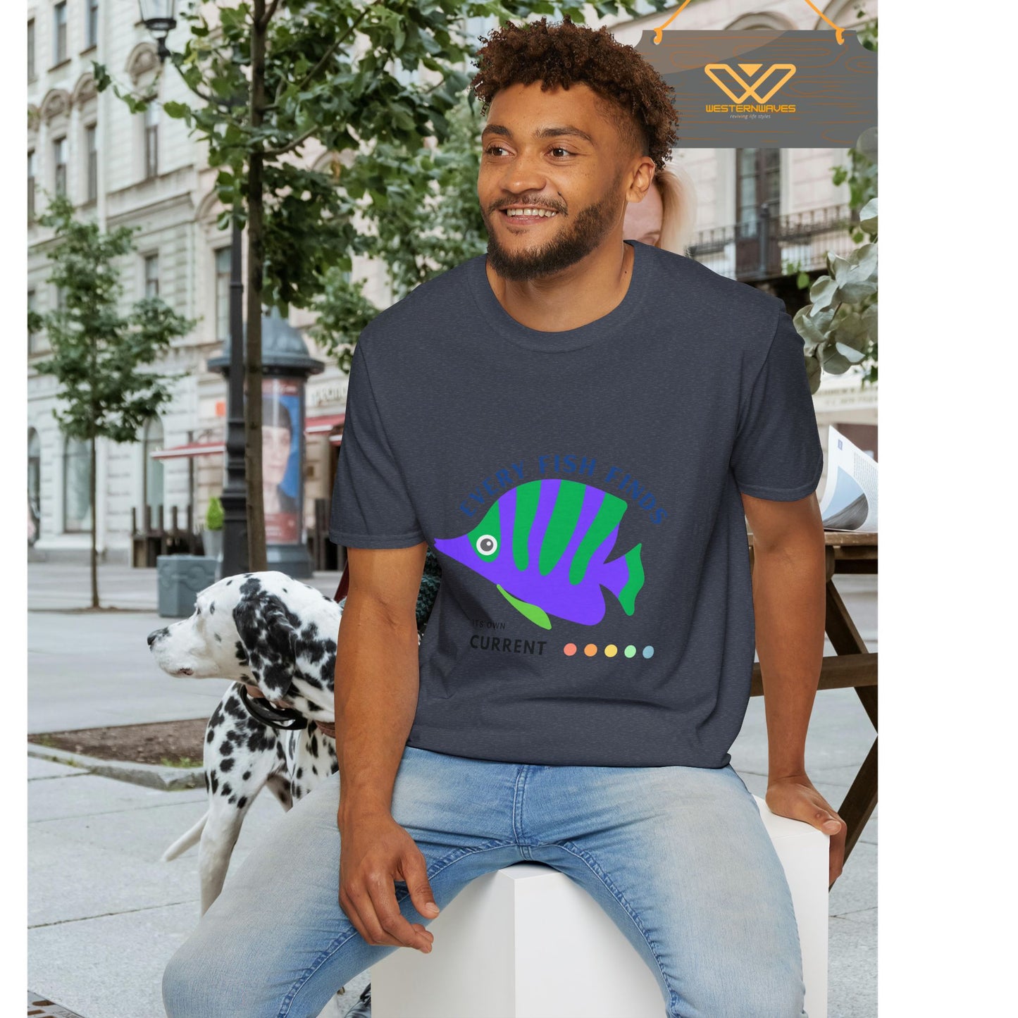Unisex Softstyle T-Shirt_ N+ Series USSTS FT2WW009_ Limited Edition by WesternWaves: