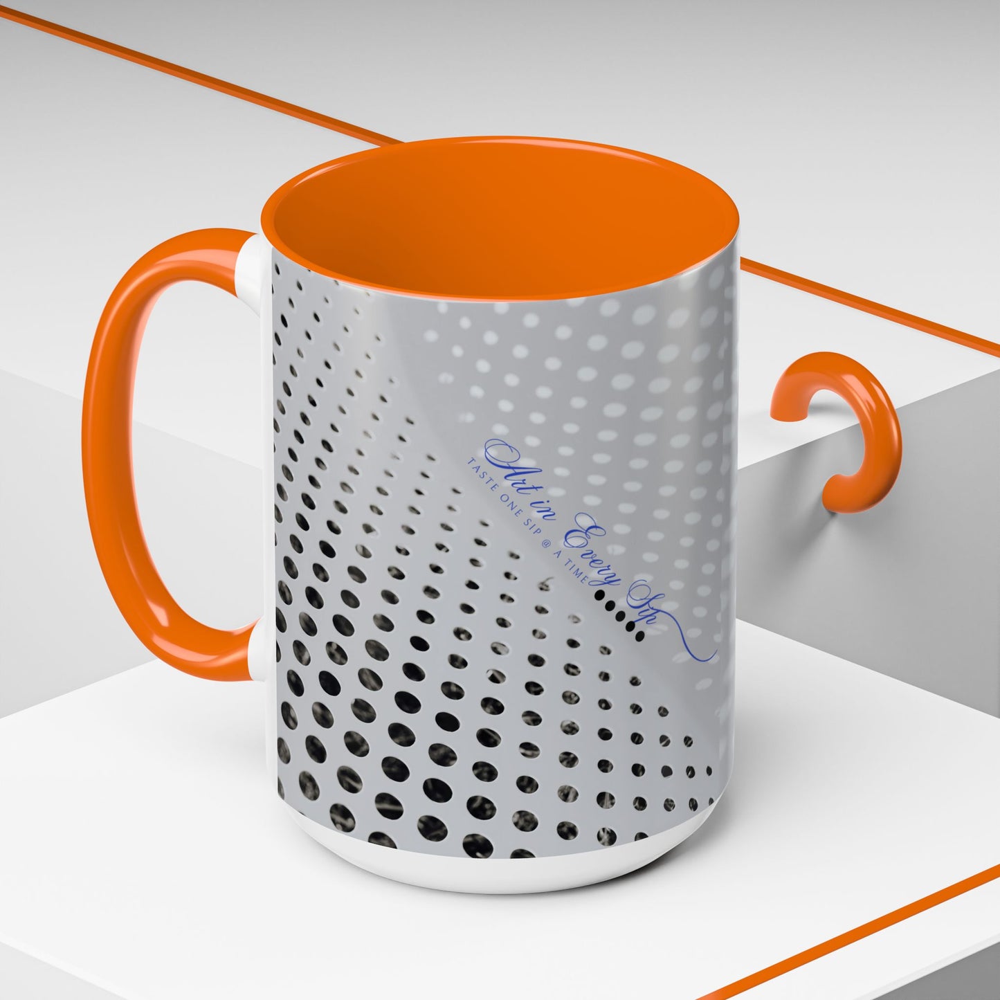 Accent Coffee Mug 11, 15oz_ N3+ Series ACM11OZ PT2WW020_ Limited Edition Perfect Blend of Style by WesternWaves: