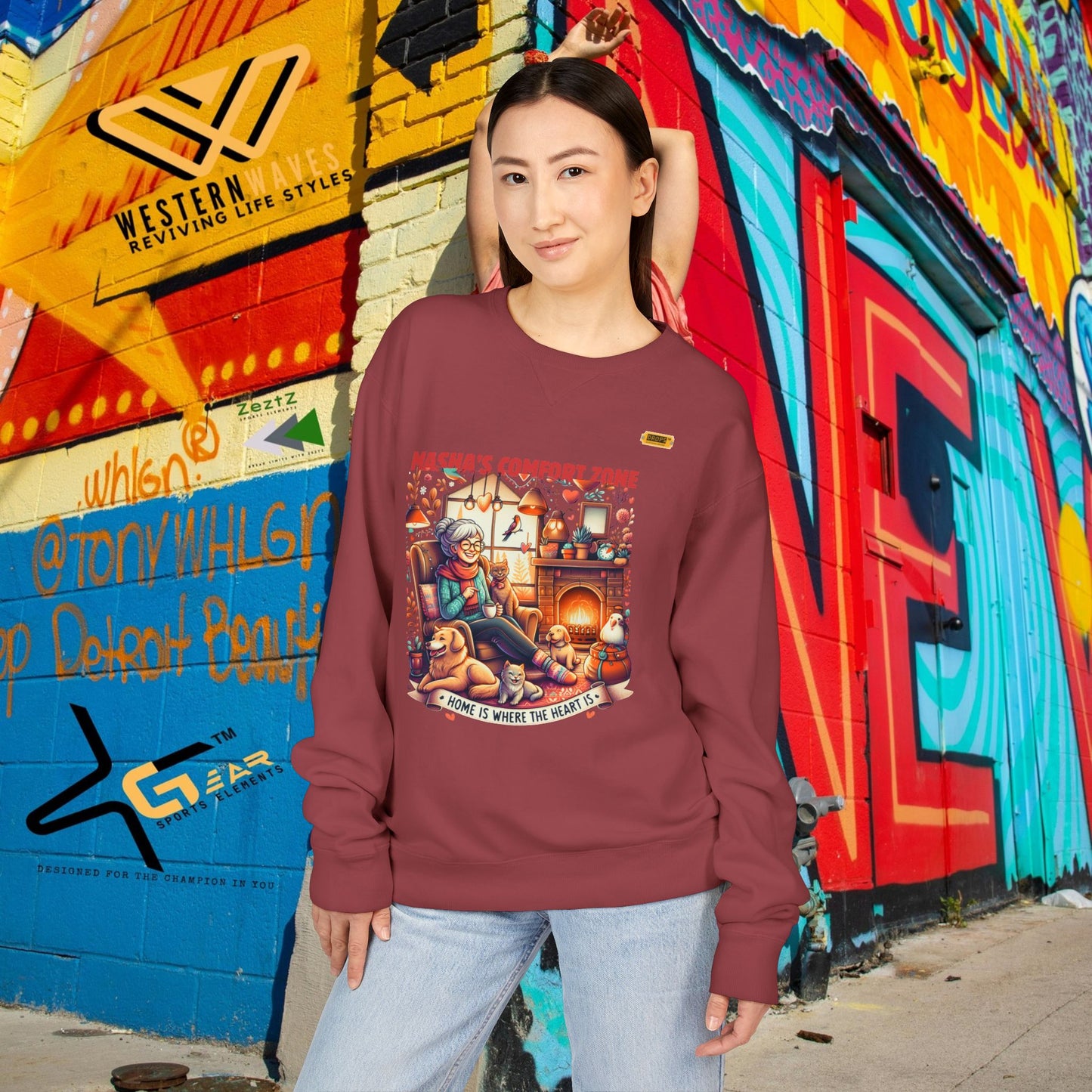 Crewneck Sweatshirt_ N7* Series CNSS PT2WW001_ Limited Edition Gift for Her, by WesternWaves: