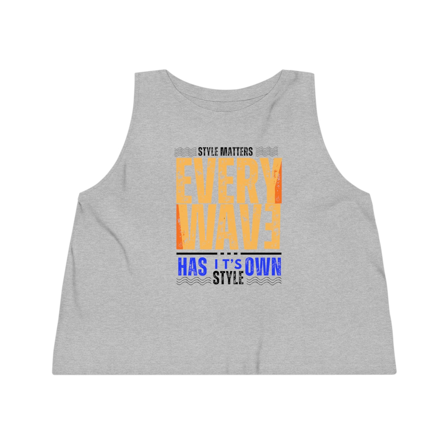 Women's Dancer Cropped Tank Top_ N2+ Series WDCTT PT2WV001_ Limited Edition Tank Top for Graceful Movements by WesternWaves: