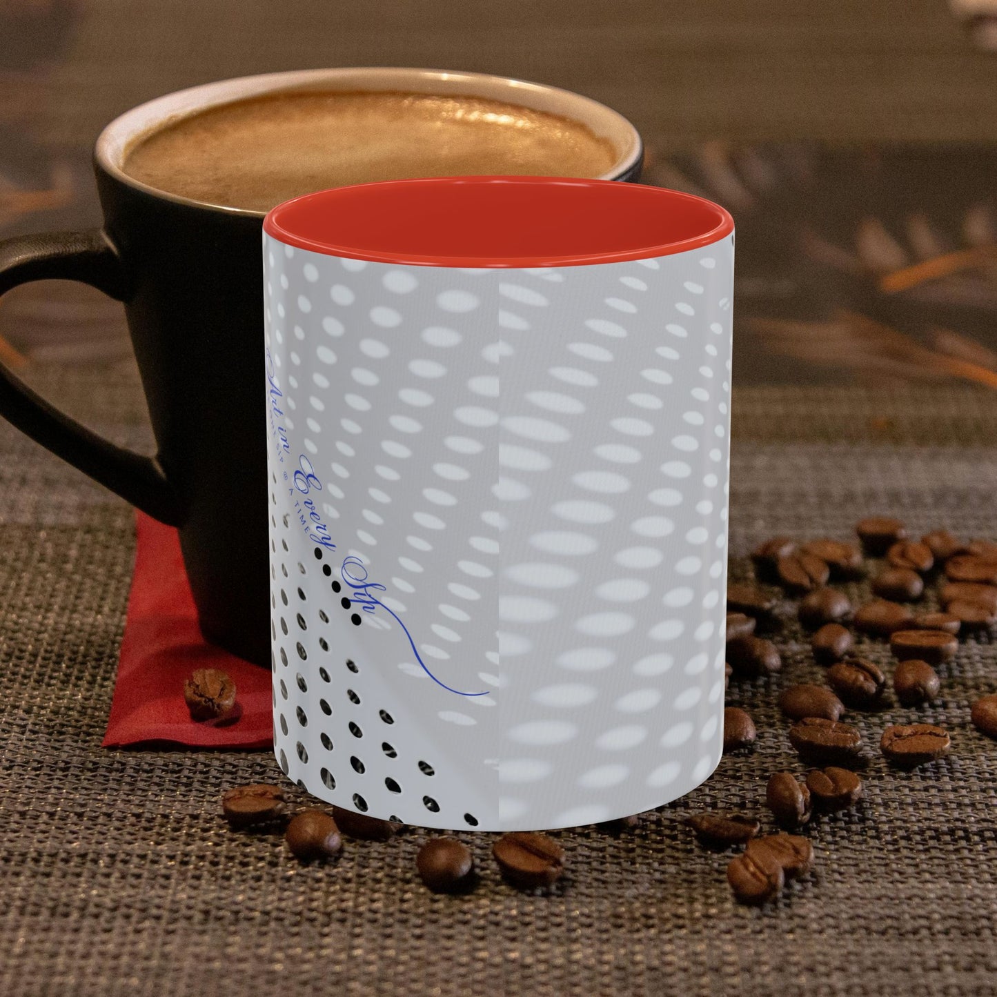 Accent Coffee Mug 11, 15oz_ N3+ Series ACM11OZ PT2WW020_ Limited Edition Perfect Blend of Style by WesternWaves: