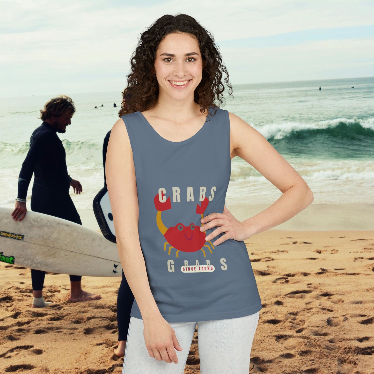 Unisex Garment-Dyed Tank Top_ N2+ Series USGDTT PT2WW012_ Limited Edition Comfort & Style by WesternWaves: