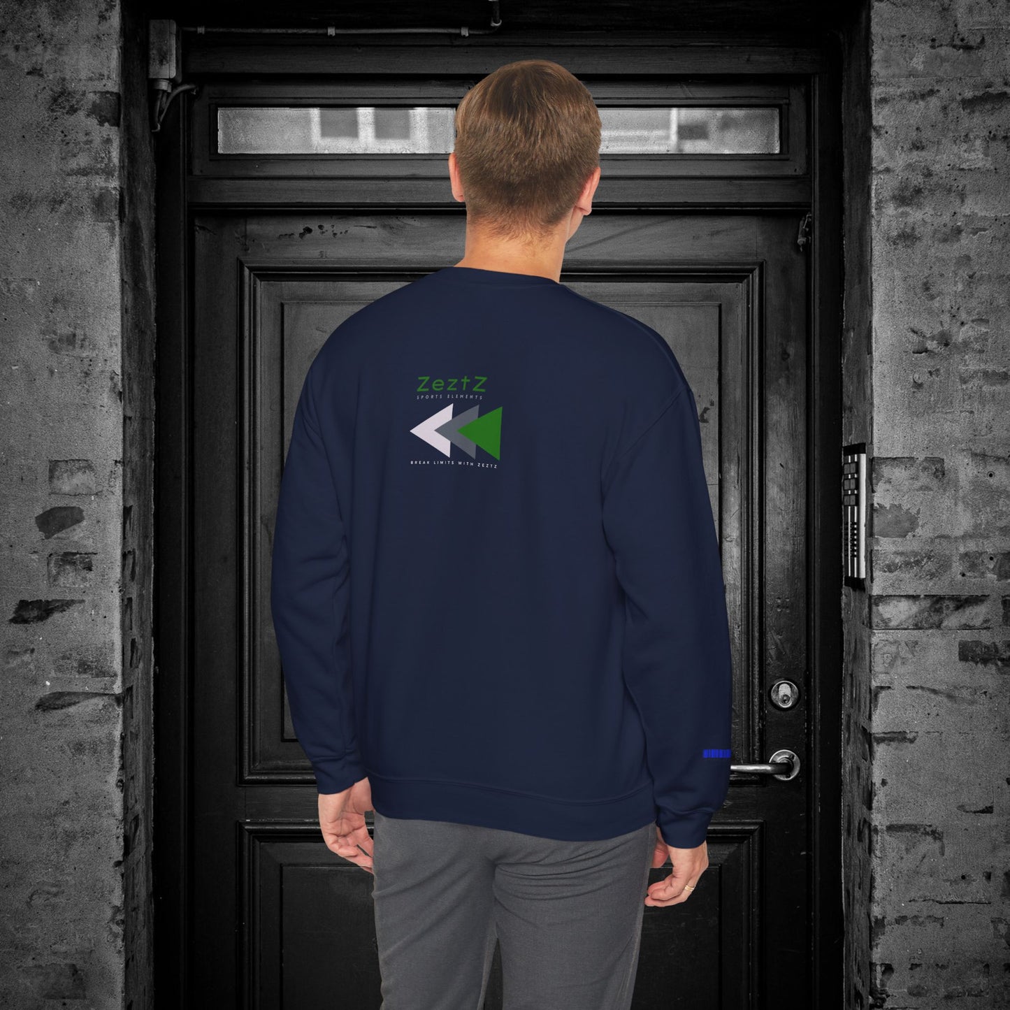 Unisex Heavy Blend™ Crewneck Sweatshirt_ N2+ Sports Series UHBCSS PT2WW009_ Limited Edition ‘Zeztz’ Brand Sports Elements by WesternWaves: