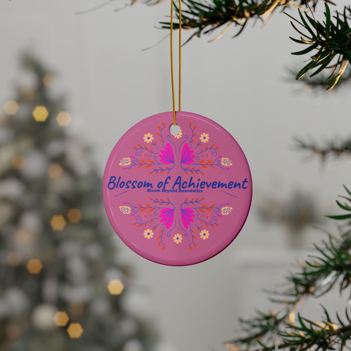 Ceramic Ornaments, 2-Side Print, (1pc, 3pcs, 5pcs, 10pcs)_ N2+ Series CO2SP PT2WW001_ Limited Edition Designs For Durability & Elegance by WesternWaves: