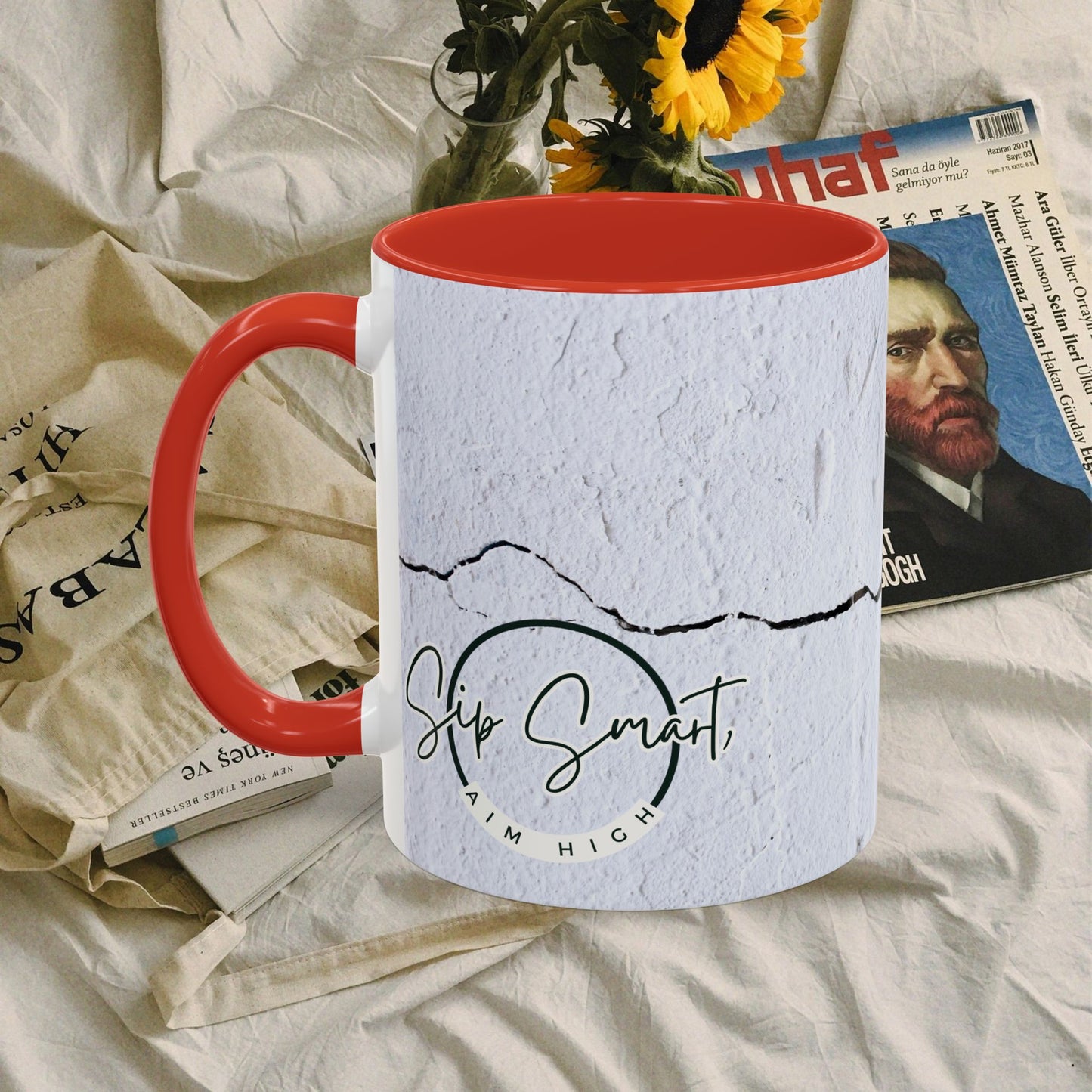 Black Mug (11oz, 15oz) _Back to School Series_ CBM PT2WW004_ Limited Edition Statement Piece by WesternWaves: