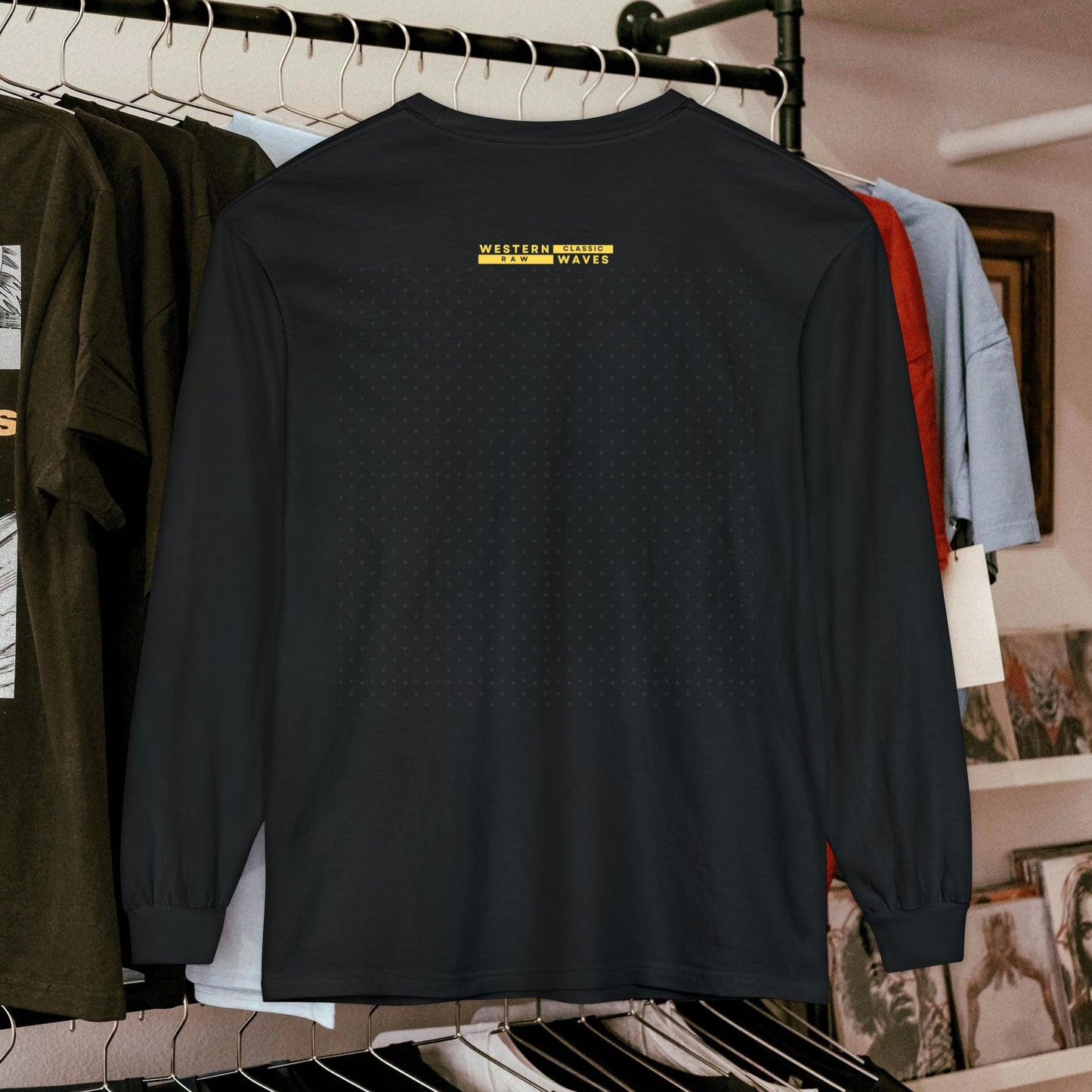 Unisex Long Sleeve T-Shirt_ N7+ Series USLSTSHIRT PT2WW001_ Limited Edition Trendy Vibes by WesternWaves: