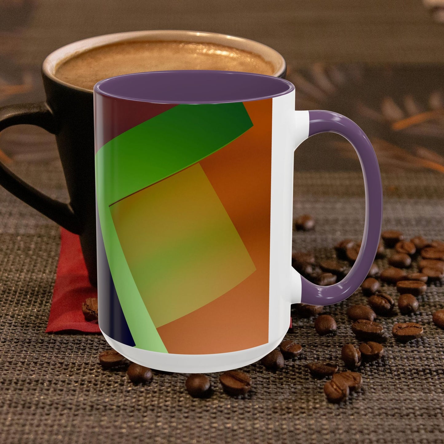 Accent Coffee Mug 11, 15oz_ N3+ Series ACM11OZ PT2WW018_ Limited Edition Perfect Blend of Style by WesternWaves: